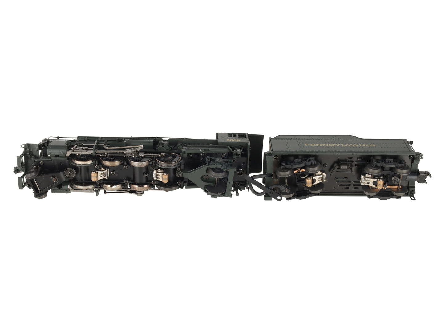 K-Line K3680-9628CC O Gauge PRR Mikado Steam Engine & Tender #9628 w/TMCC EX/Box