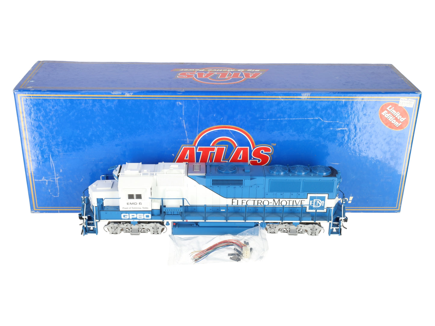 Atlas 2261-2 O Scale EMD Demonstrator GP60 Diesel Locomotive #6 w/DCC (2-Rail) EX/Box
