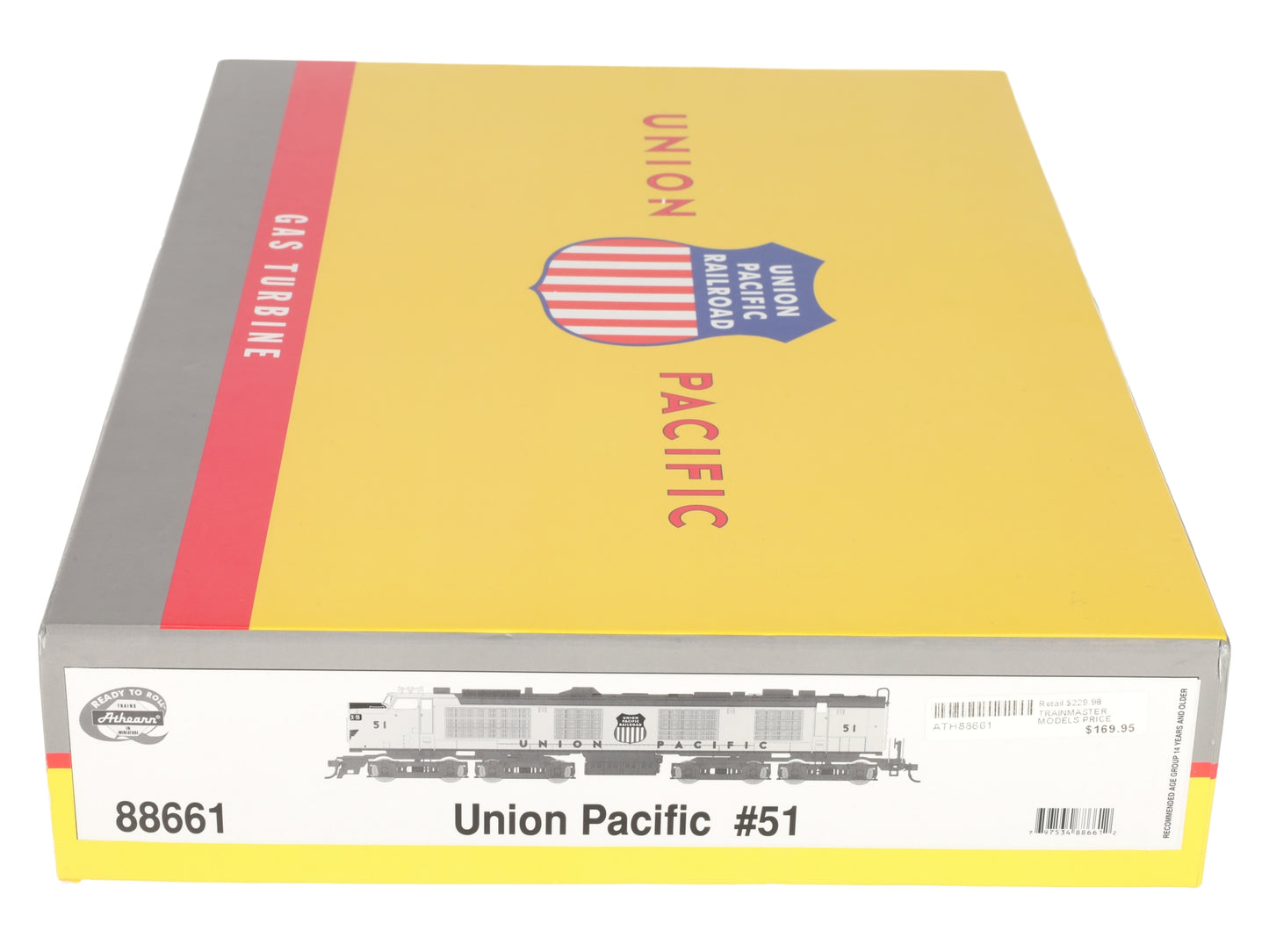 Athearn 88661 HO Scale Union Pacific Gas Turbine Diesel Locomotive #51 EX/Box