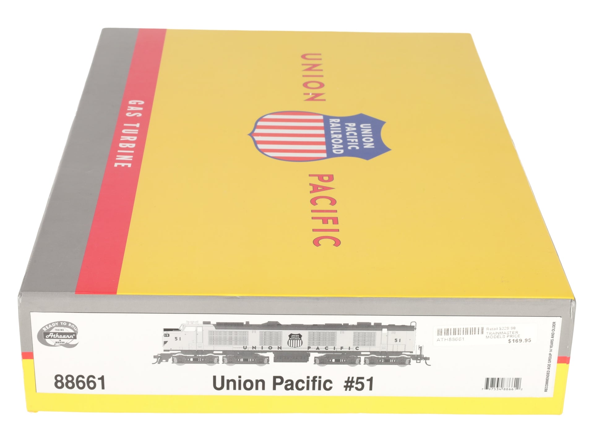Athearn 88661 HO Scale Union Pacific Gas Turbine Diesel Locomotive #51 EX/Box