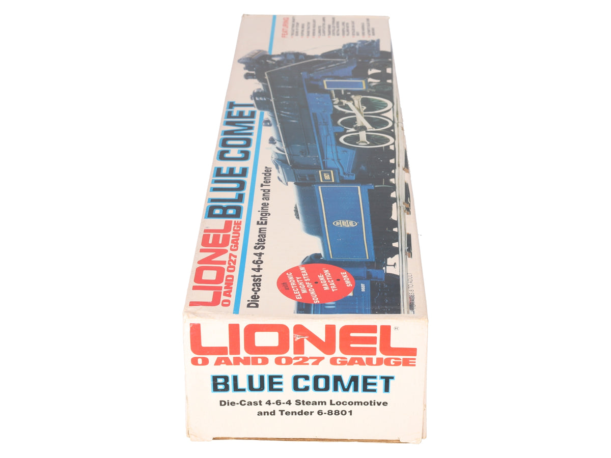 Lionel 6-8801 O Gauge Blue Comet 4-6-4 Steam Locomotive & Tender #8801 EX/Box