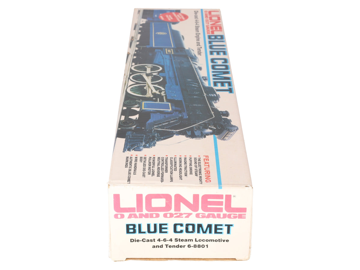 Lionel 6-8801 O Gauge Blue Comet 4-6-4 Steam Locomotive & Tender #8801 EX/Box
