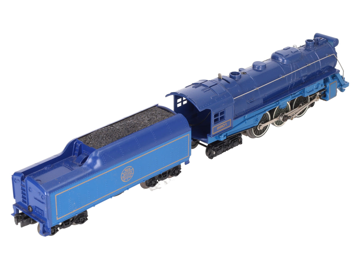 Lionel 6-8801 O Gauge Blue Comet 4-6-4 Steam Locomotive & Tender #8801 EX/Box