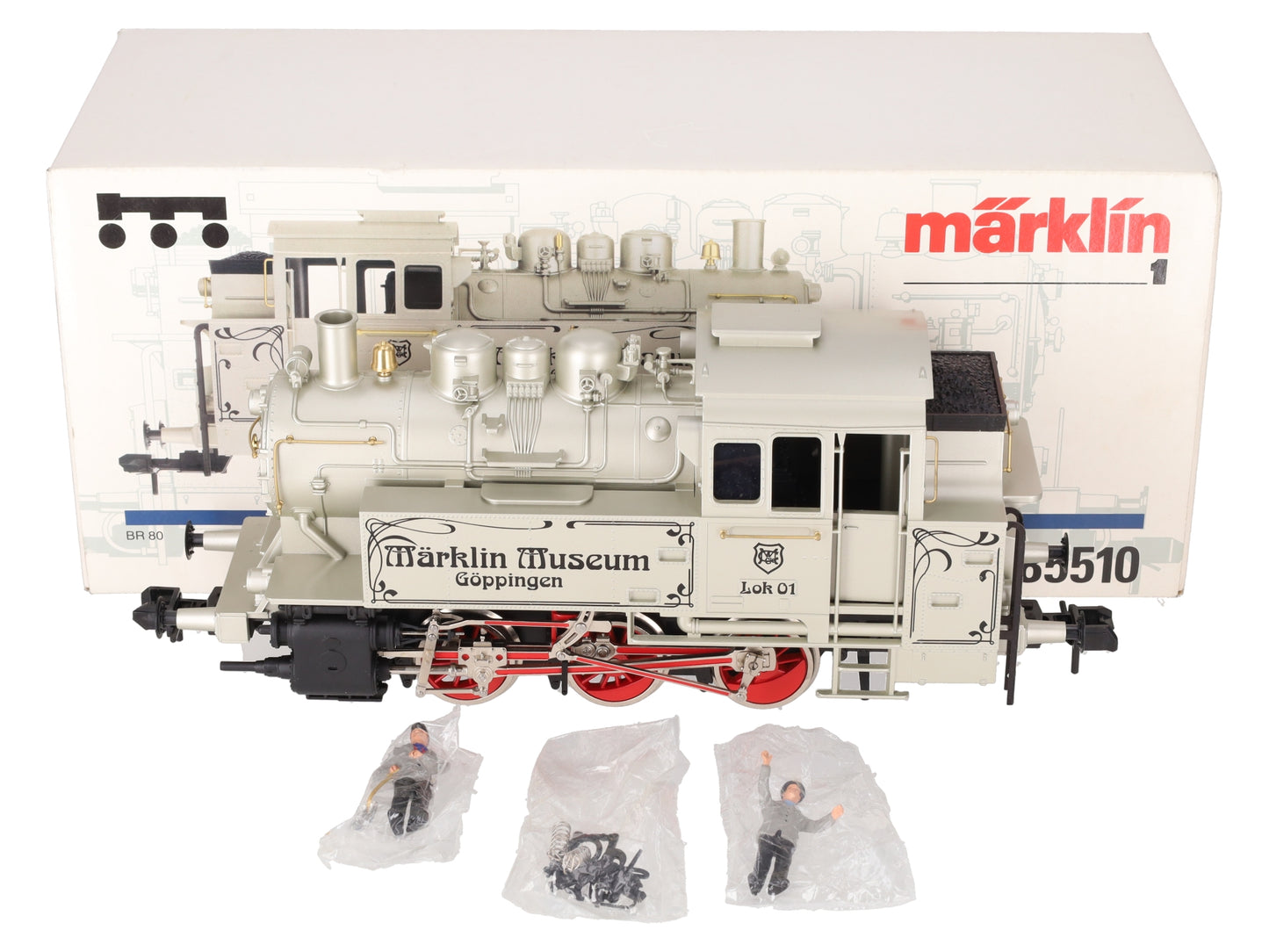 Marklin 85510 #1 CL80 Marklin G Museum Steam Loco--Digital EX/Box