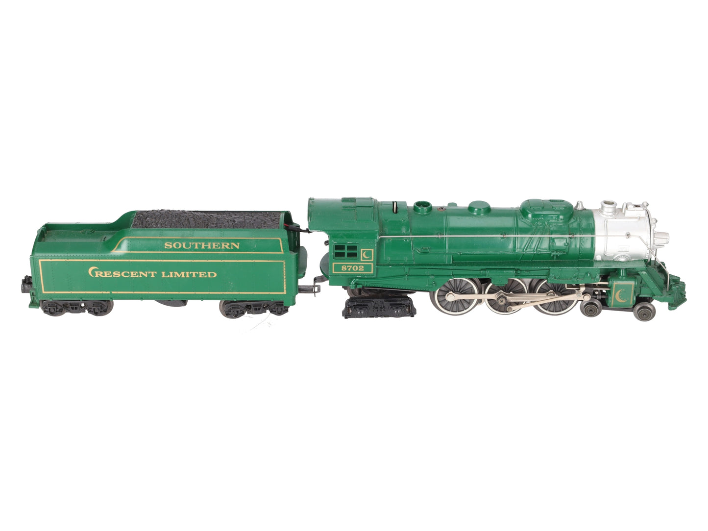 Lionel 6-8702 O Gauge Southern Crescent 4-6-4 Steam Locomotive & Tender #8702 VG/Box