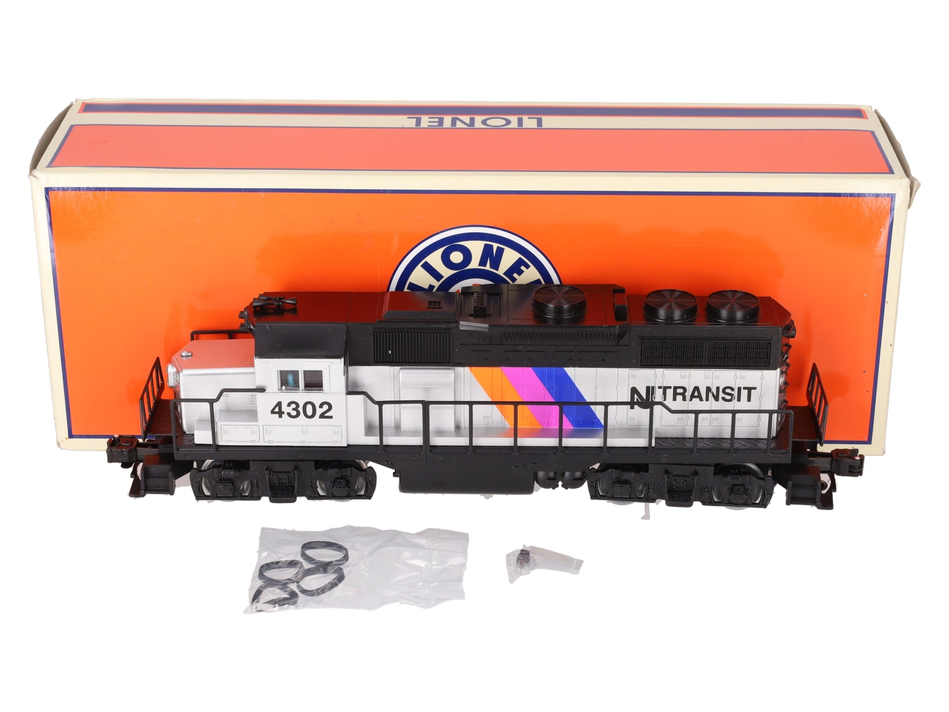 Lionel 6-38238 New Jersey Transit GP40 Diesel Locomotive W/RS #4302 EX/Box