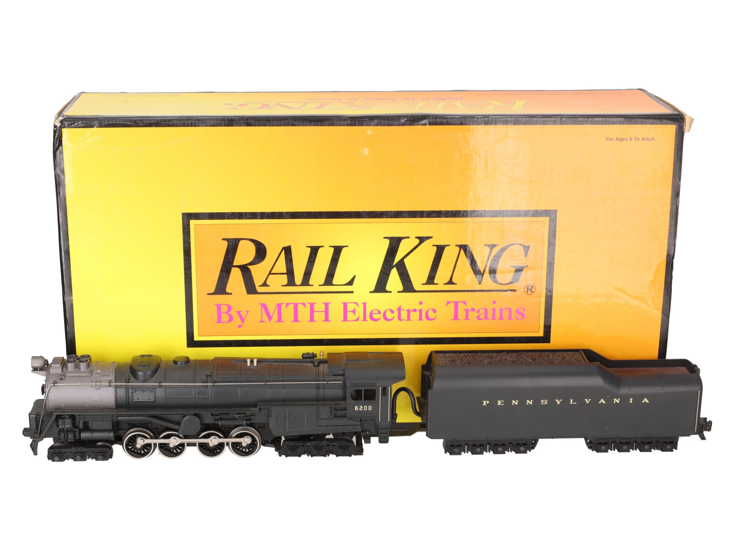 MTH 30-1149-1 O Gauge PRR 6-8-6 S2 Turbine Steam Locomotive & Tender w/PS1 EX/Box