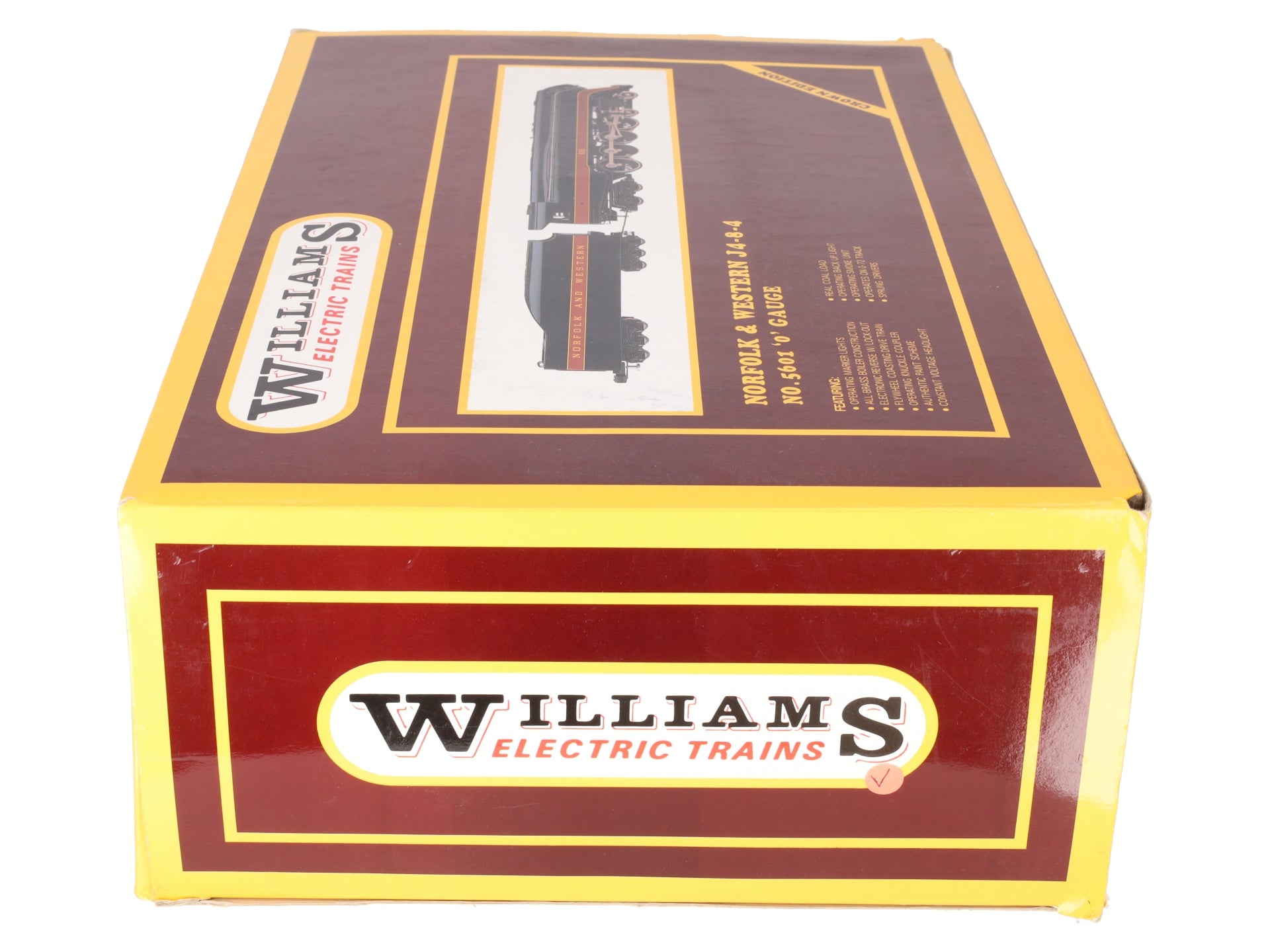 Williams 5601 O Gauge N&W BRASS 4-8-4 J Class Steam Engine and Tender #611 LN/Box