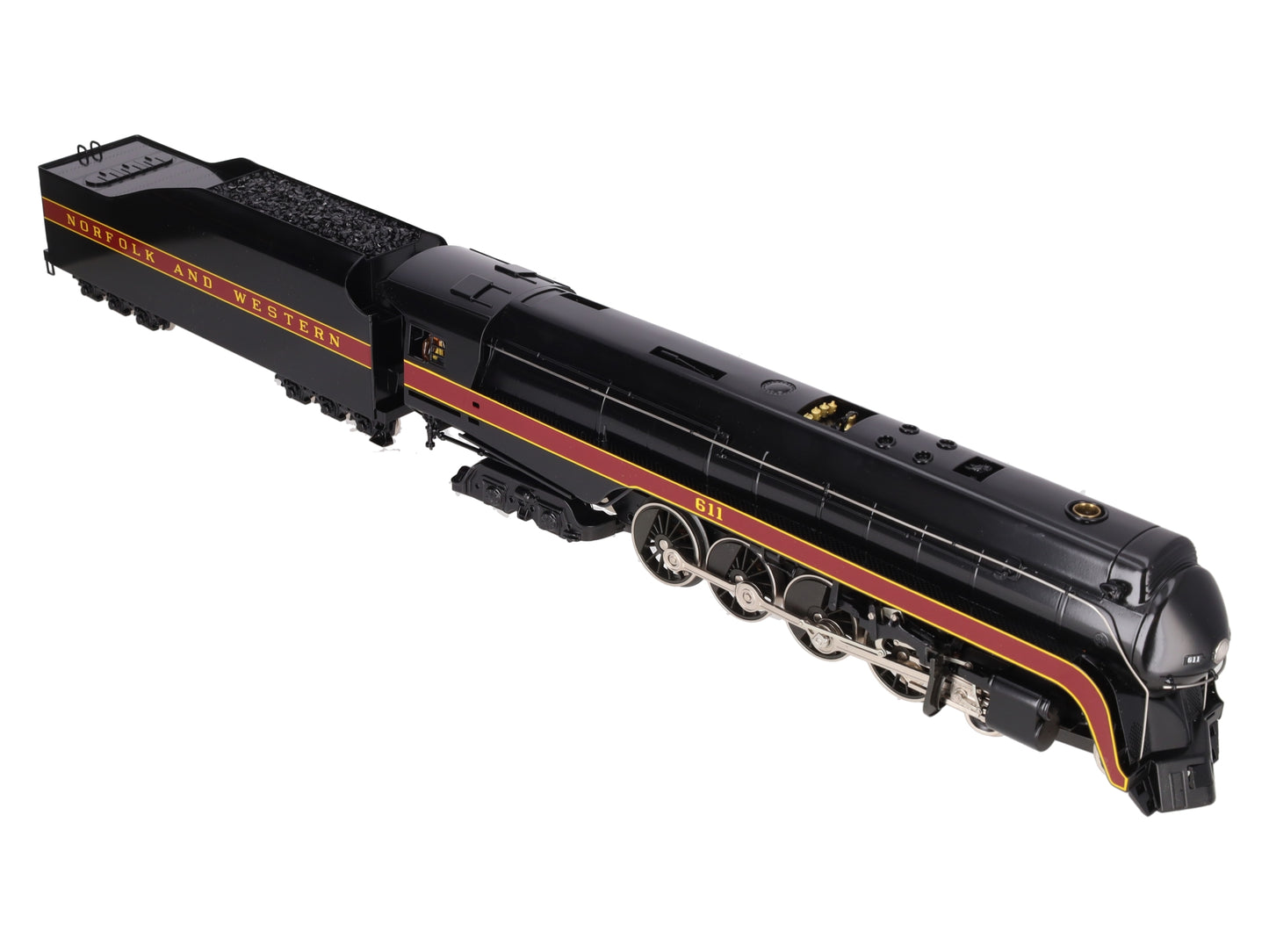 Williams 5601 O Gauge N&W BRASS 4-8-4 J Class Steam Engine and Tender #611 LN/Box