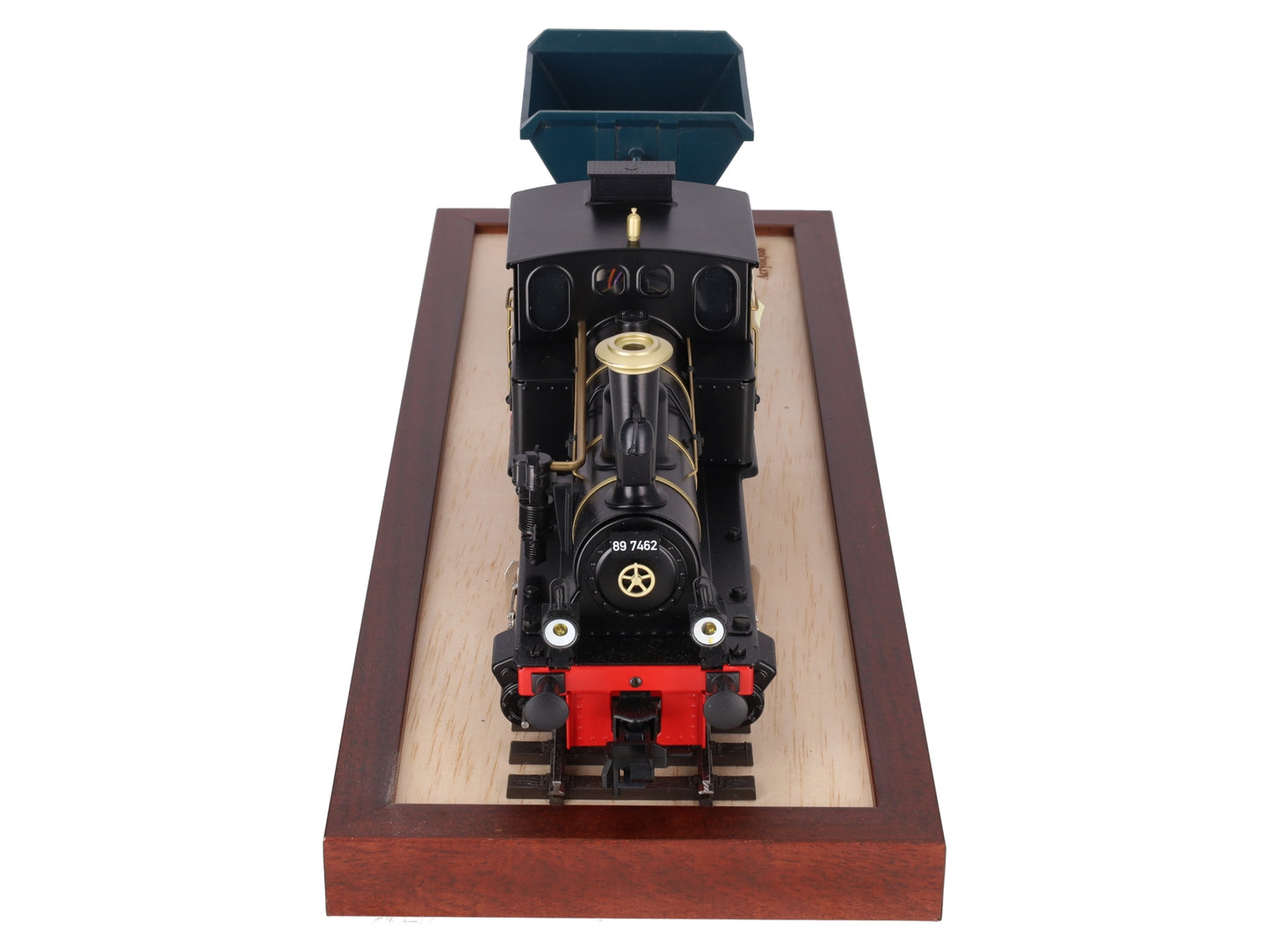 Marklin 54507 1 Scale German Federal Steam Locomotive w/Dump Car & Display Case EX