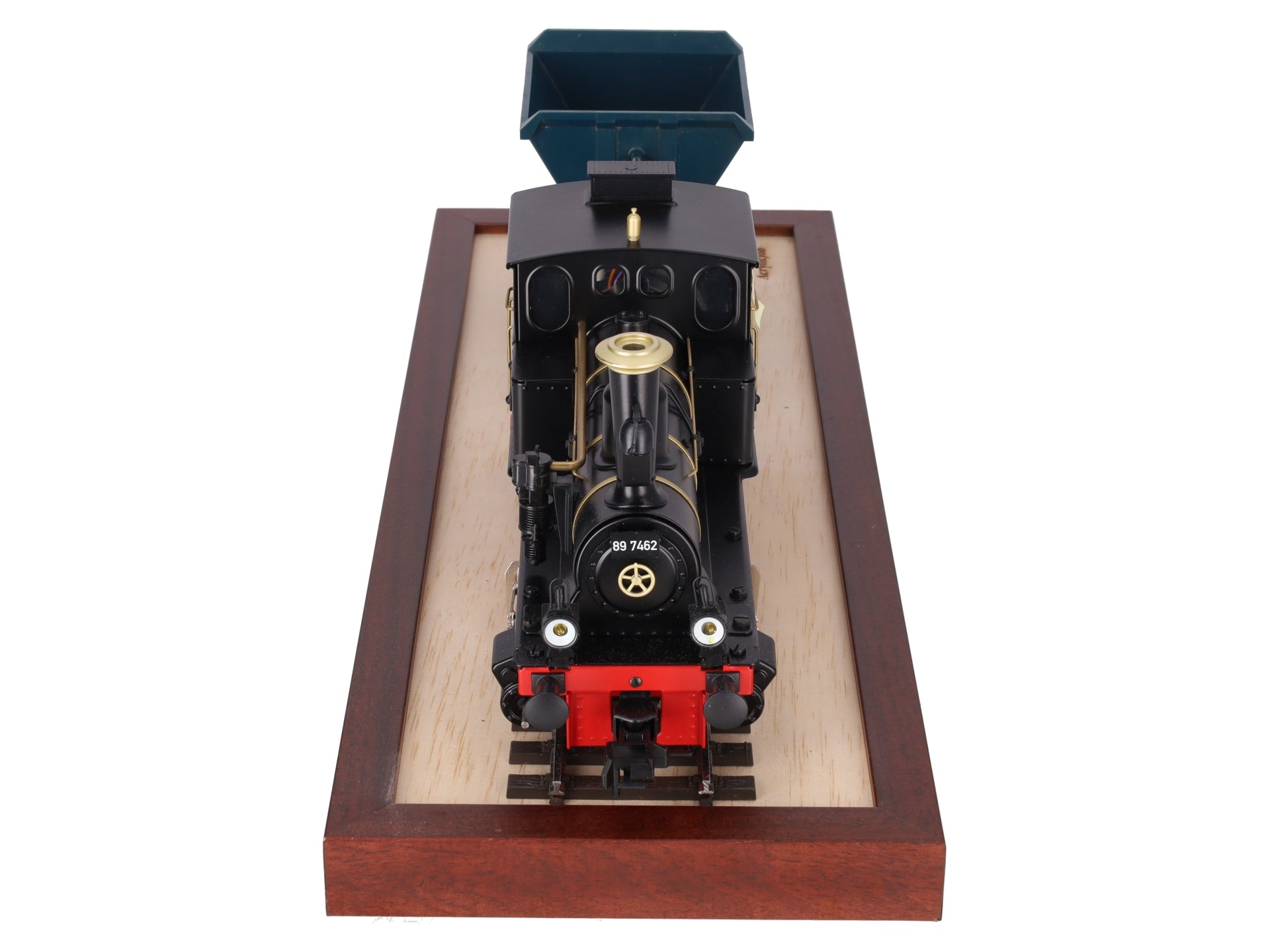 Marklin 54507 1 Scale German Federal Steam Locomotive w/Dump Car & Display Case EX