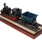 Marklin 54507 1 Scale German Federal Steam Locomotive w/Dump Car & Display Case EX