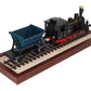 Marklin 54507 1 Scale German Federal Steam Locomotive w/Dump Car & Display Case EX