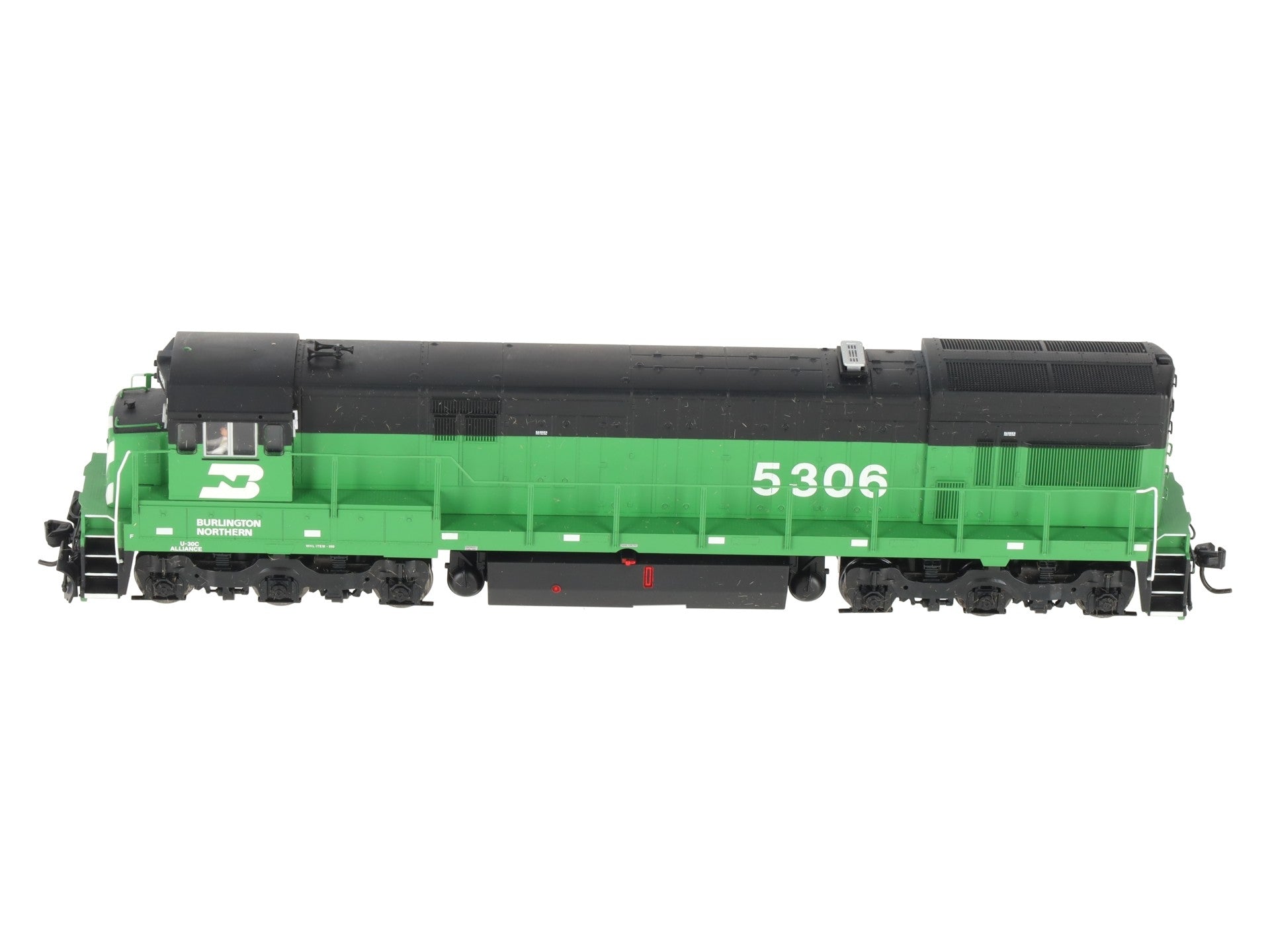 Atlas 7400 HO Burlington Northern GE U30C Diesel Locomotive #5306 w/DCC EX/Box