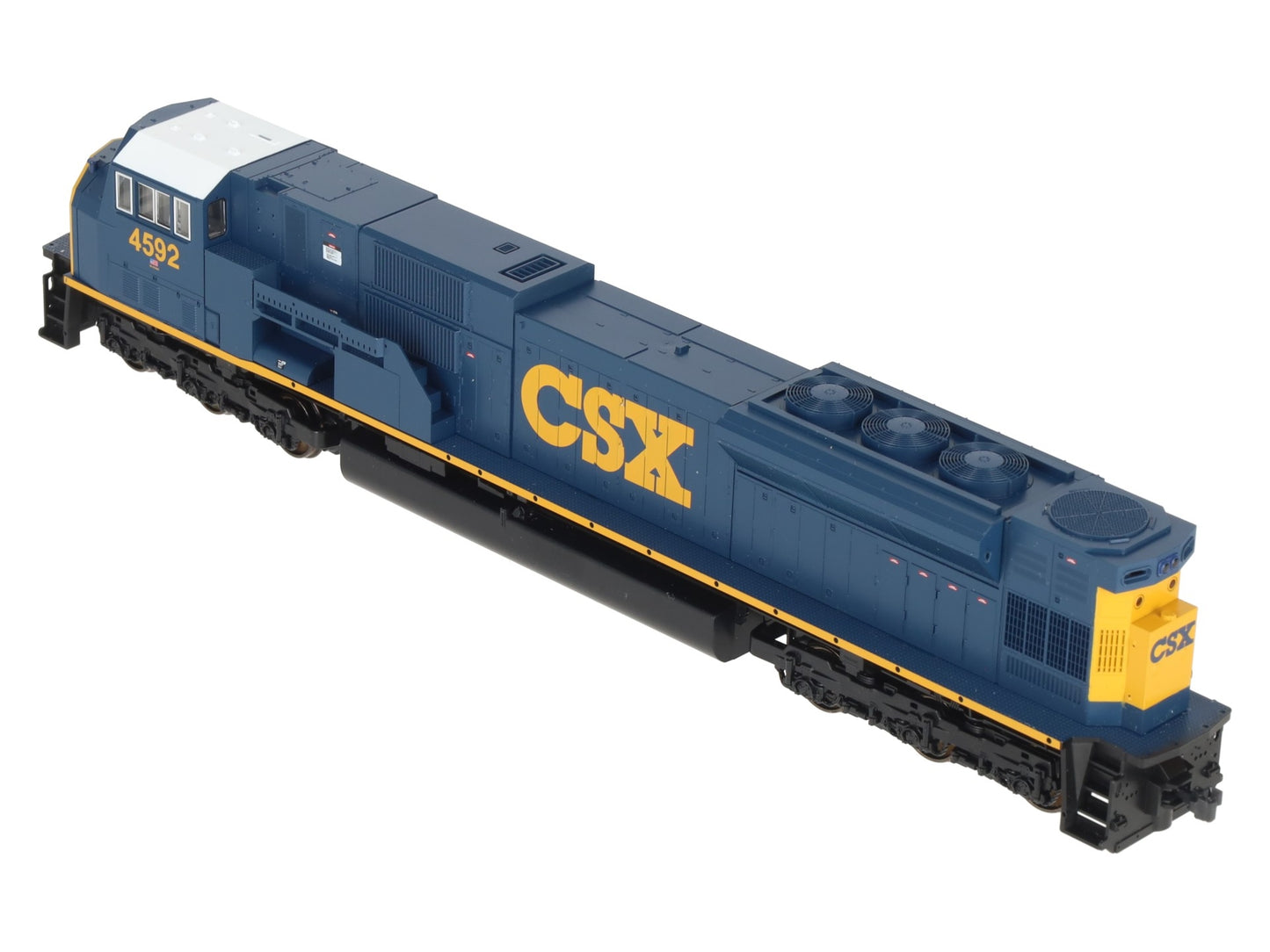 Kato 37-6372 HO Scale CSX Dark Future EMD SD80MAC Diesel Locomotive #4592 EX/Box