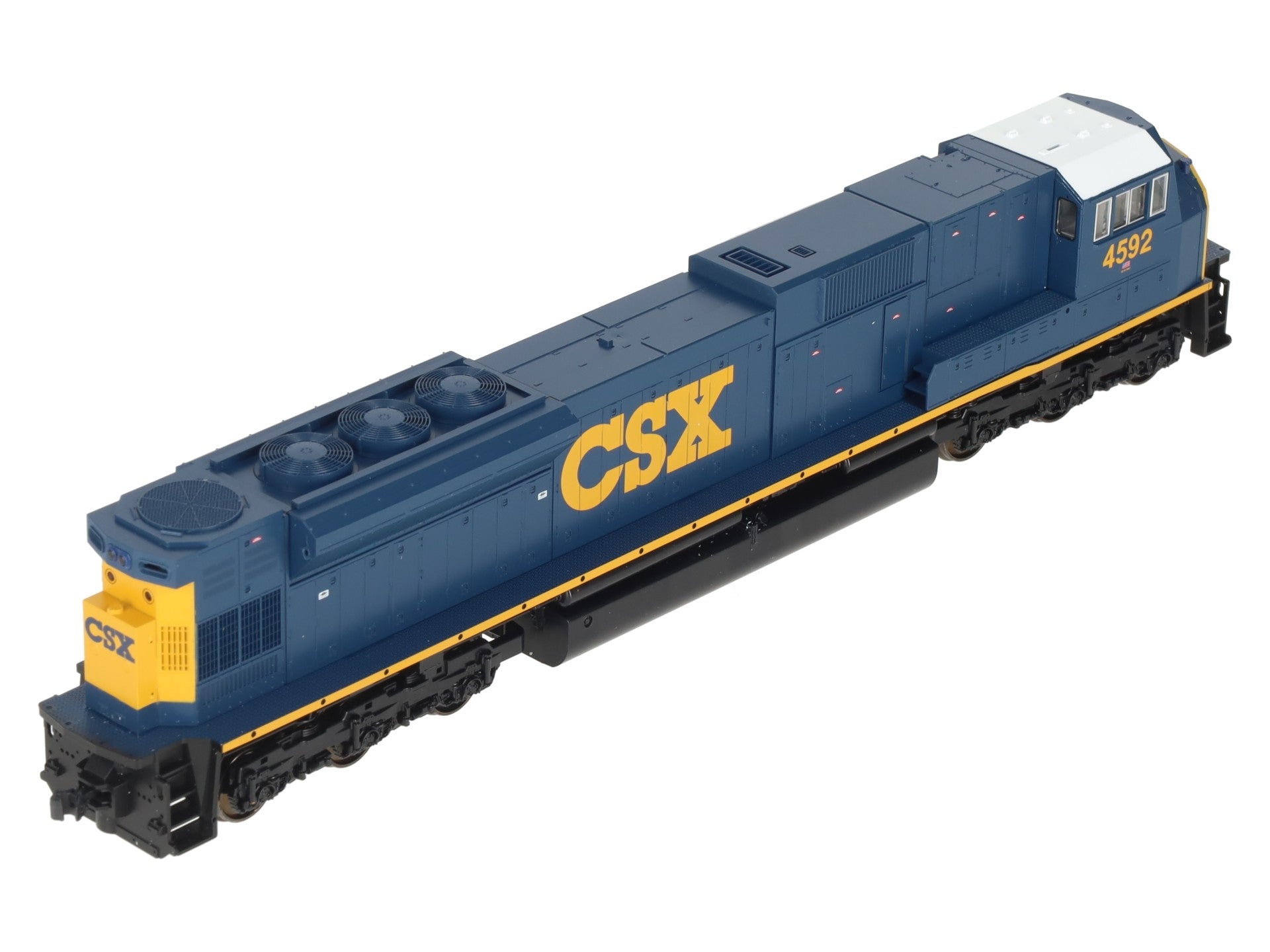 Kato 37-6372 HO Scale CSX Dark Future EMD SD80MAC Diesel Locomotive #4592 EX/Box