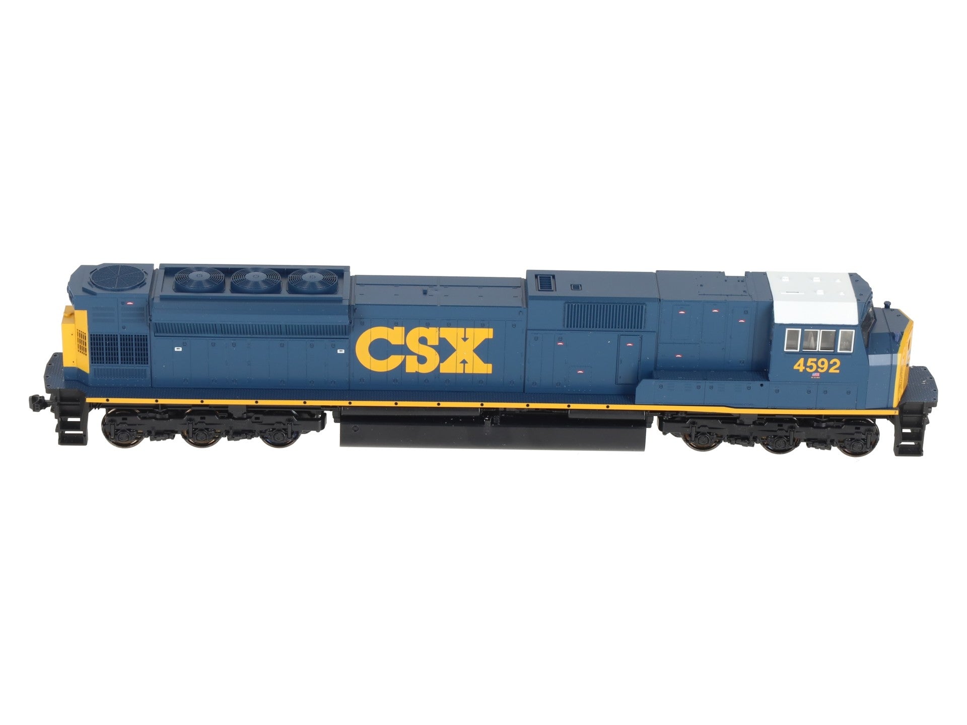 Kato 37-6372 HO Scale CSX Dark Future EMD SD80MAC Diesel Locomotive #4592