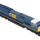 Kato 37-6372 HO Scale CSX Dark Future EMD SD80MAC Diesel Locomotive #4592 EX/Box