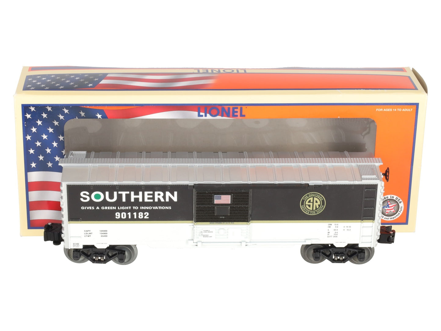 Lionel 1901182 O Gauge TCA Southern Tuxedo Boxcar #901182 LN/Box