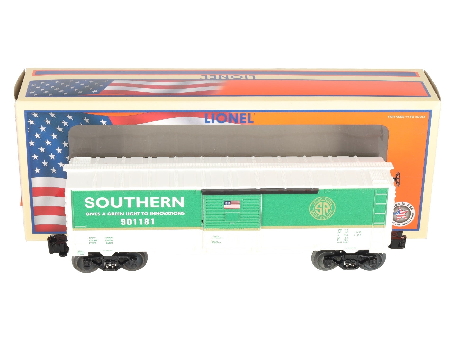 Lionel 1901181 O Gauge TCA Southern Crescent Boxcar #901181 LN/Box