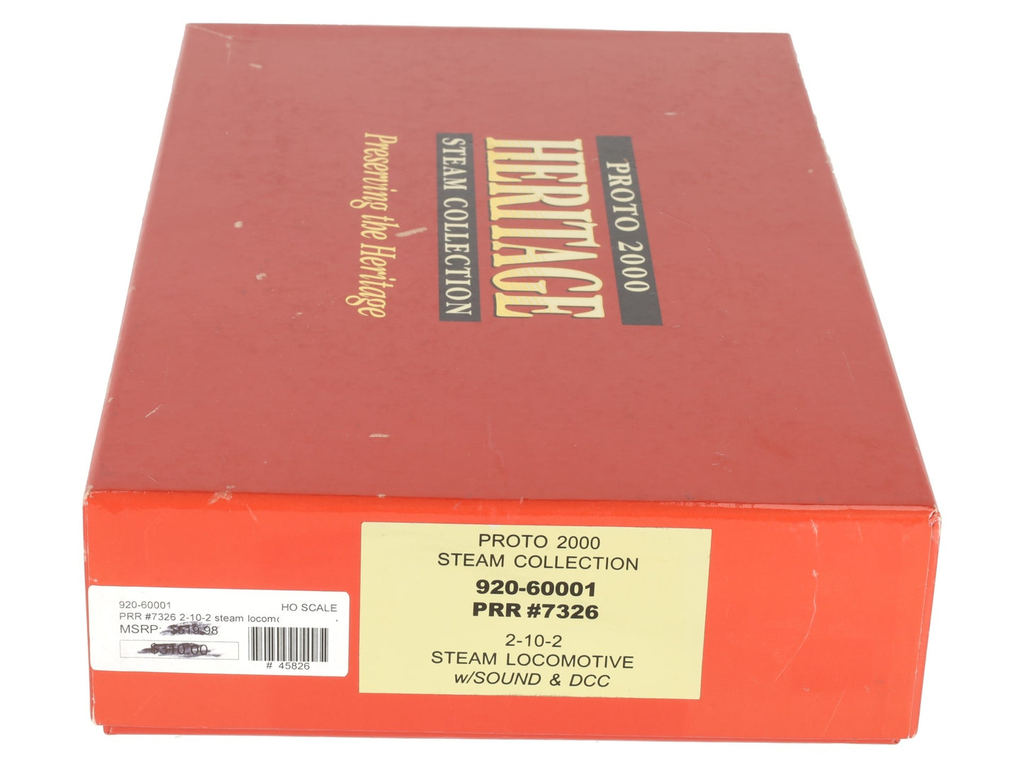 Proto 2000 920-60001 HO Scale PRR USRA 2-10-2 #7326 w/DCC, Sound LN/Box
