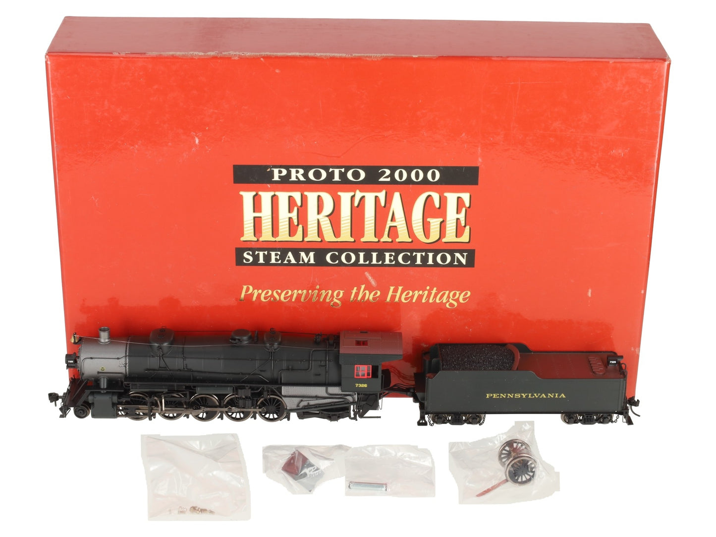Proto 2000 920-60001 HO Scale PRR USRA 2-10-2 #7326 w/DCC, Sound LN/Box