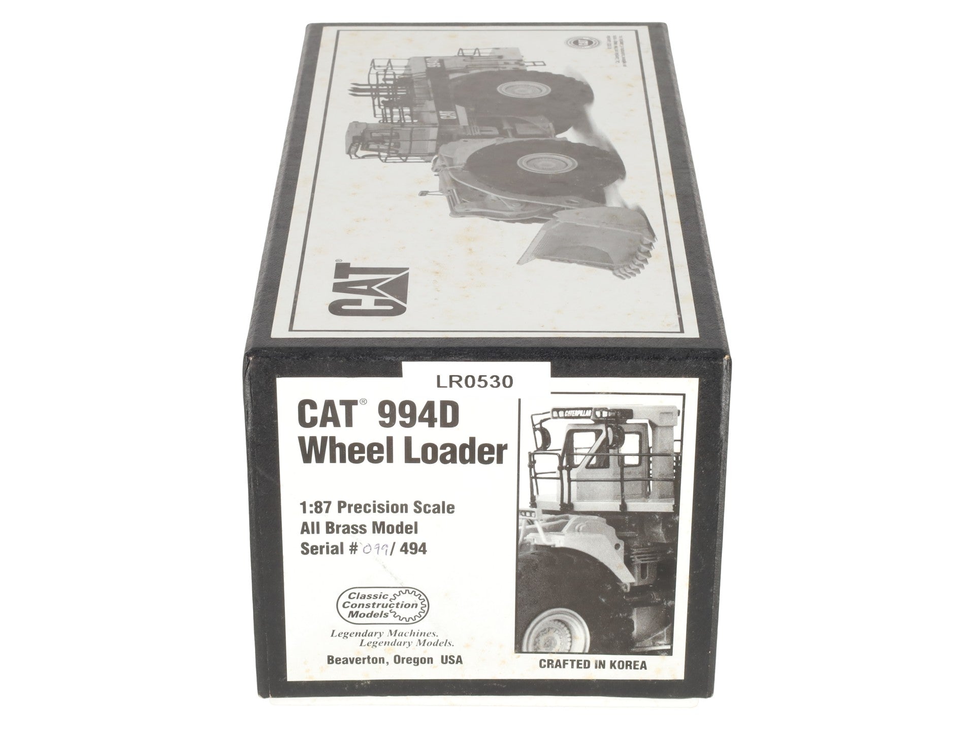 CCM 99 1:87 Scale Diecast CAT 994D Wheel Loader (White) NIB