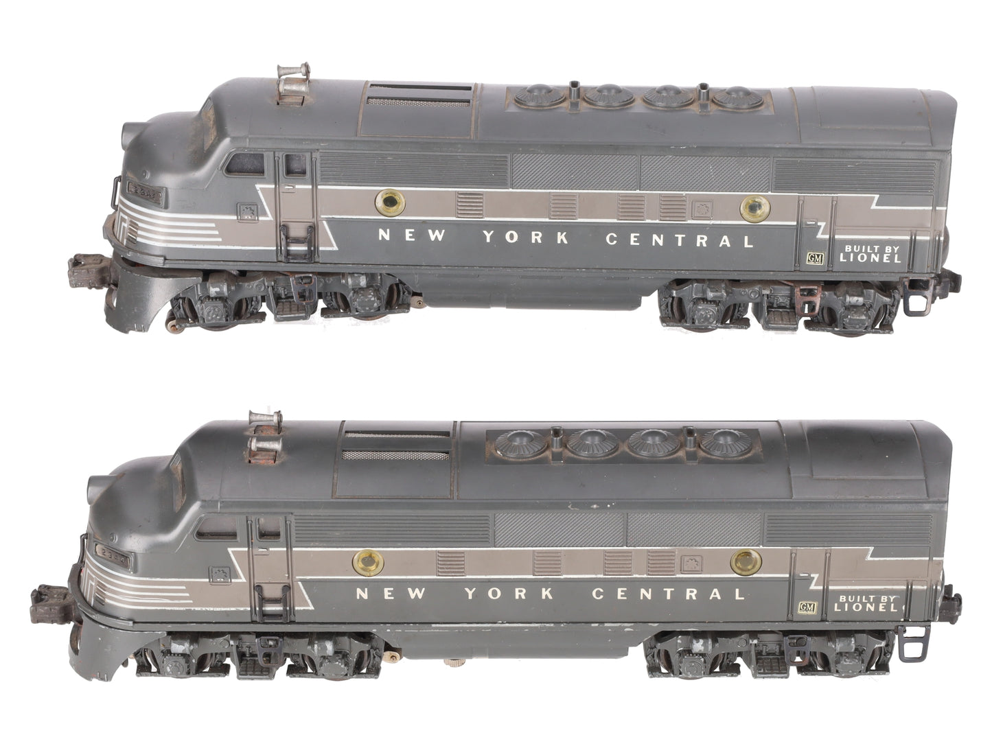 Lionel 2344 Vintage O New York Central F-3 AA Diesel Locomotive Set VG