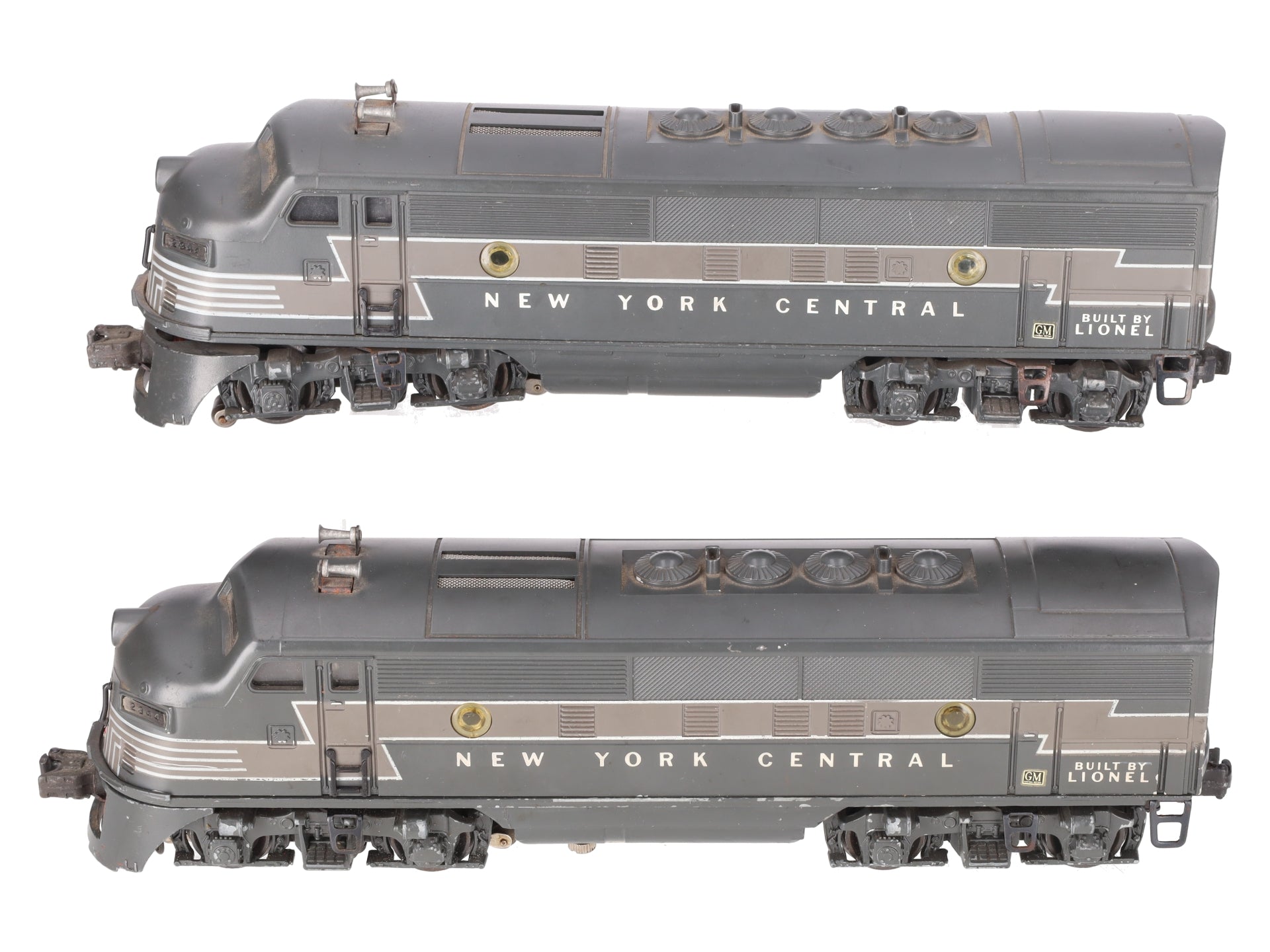 Lionel 2344 Vintage O New York Central F-3 AA Diesel Locomotive Set VG