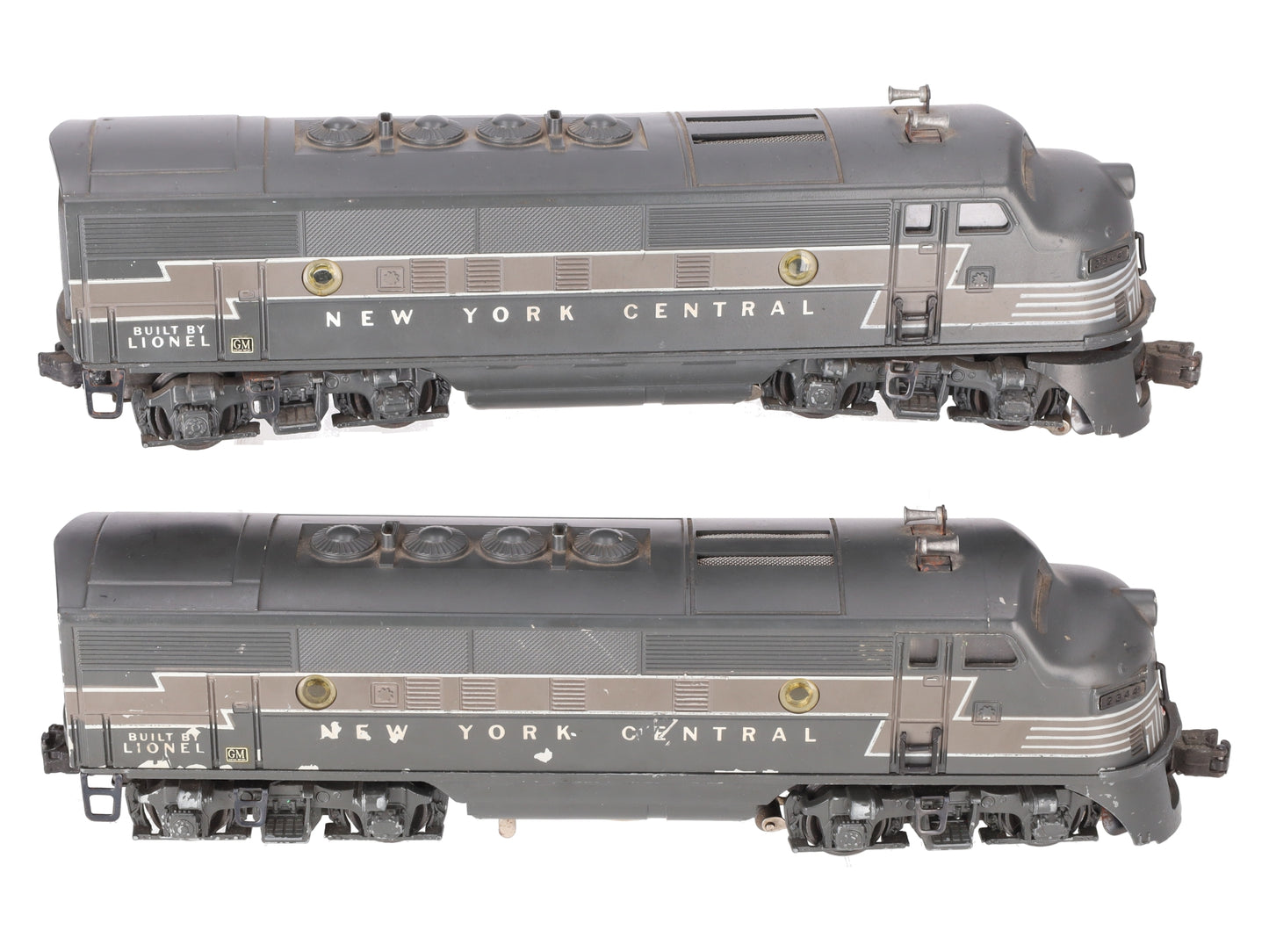 Lionel 2344 Vintage O New York Central F-3 AA Diesel Locomotive Set VG