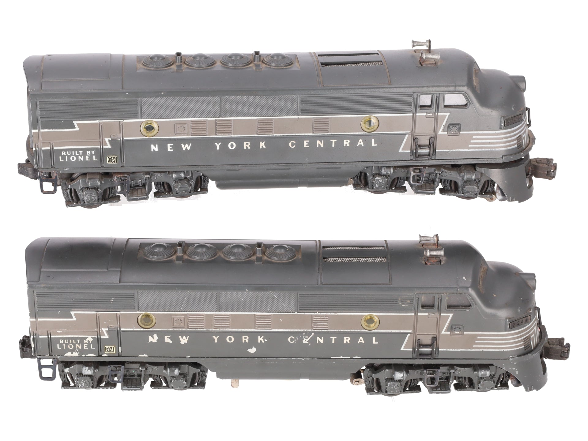 Lionel 2344 Vintage O New York Central F-3 AA Diesel Locomotive Set VG