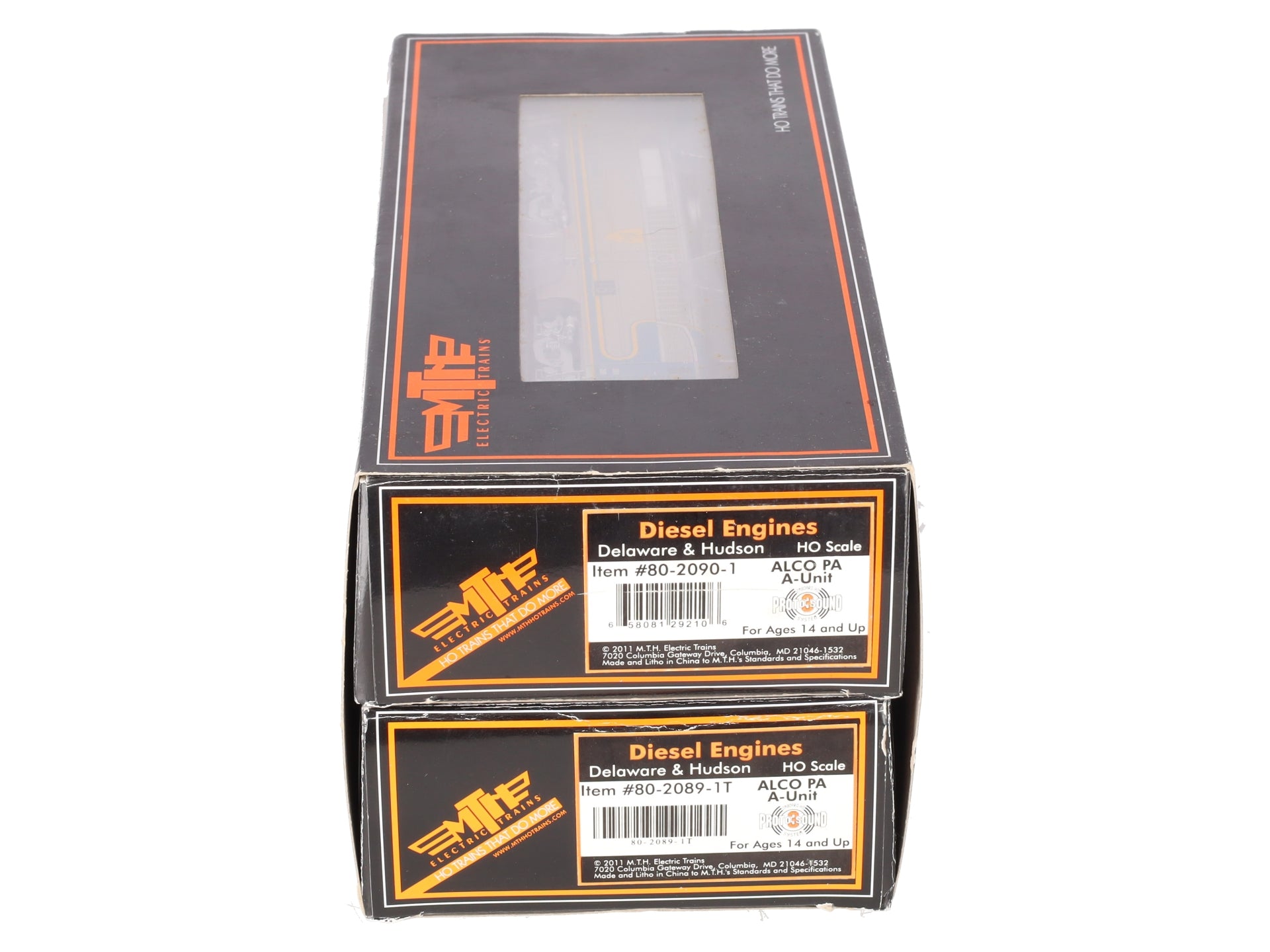 MTH 80-2089-1 HO D&H Alco PA AA Diesel Locomotive Set w/PS3 (Set of 2) LN/Box