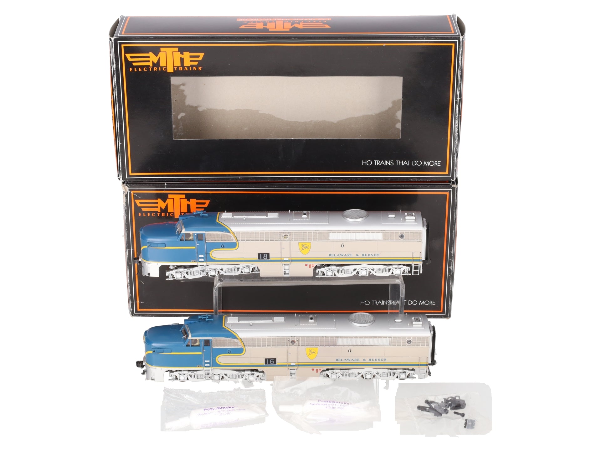 MTH 80-2089-1 HO D&H Alco PA AA Diesel Locomotive Set w/PS3 (Set of 2) LN/Box