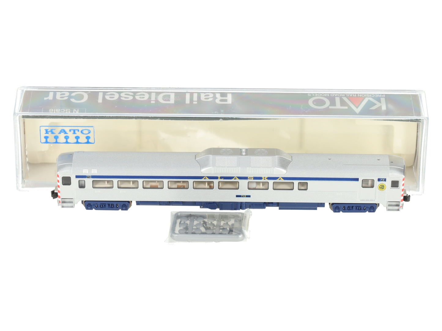 Kato 166-0111 Alaska RDC-2 Passenger/Baggage Car #712 NIB