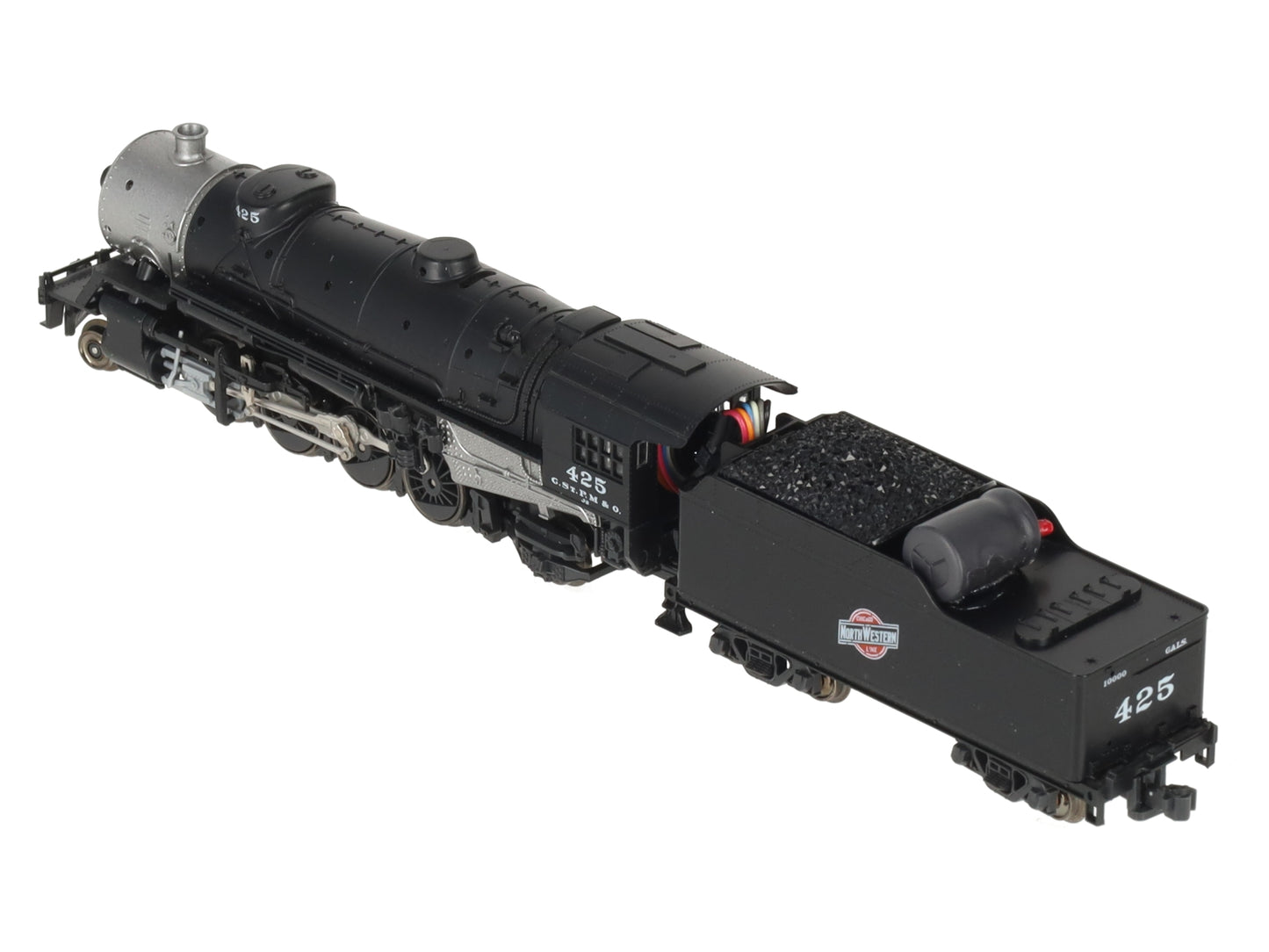 Kato 126-0203 N CNW 2-8-2 USRA Heavy Mikado Steam & Tender w/ DCC & Sound LN/Box