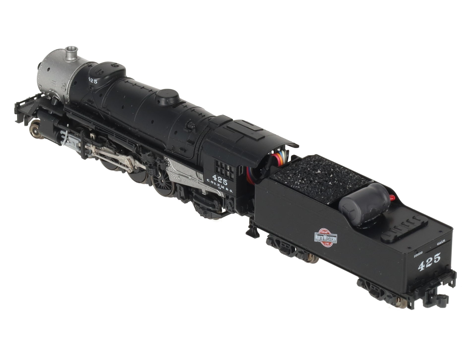 Kato 126-0203 N CNW 2-8-2 USRA Heavy Mikado Steam & Tender w/ DCC & Sound LN/Box