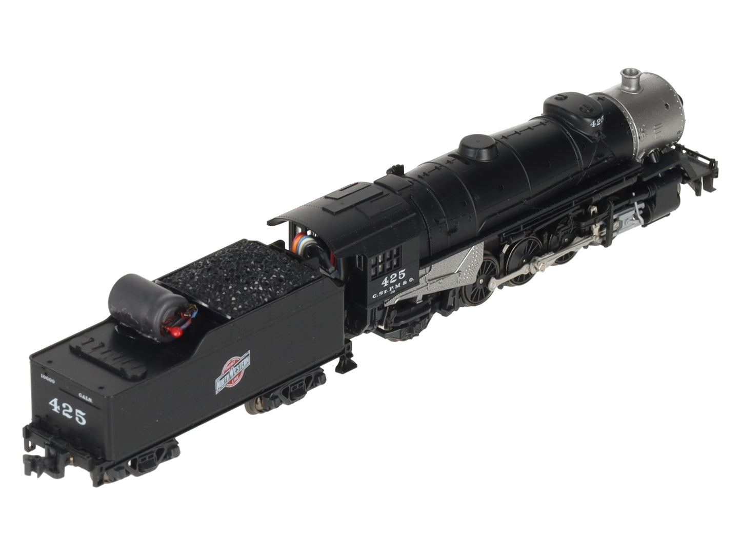 Kato 126-0203 N CNW 2-8-2 USRA Heavy Mikado Steam & Tender w/ DCC & Sound LN/Box
