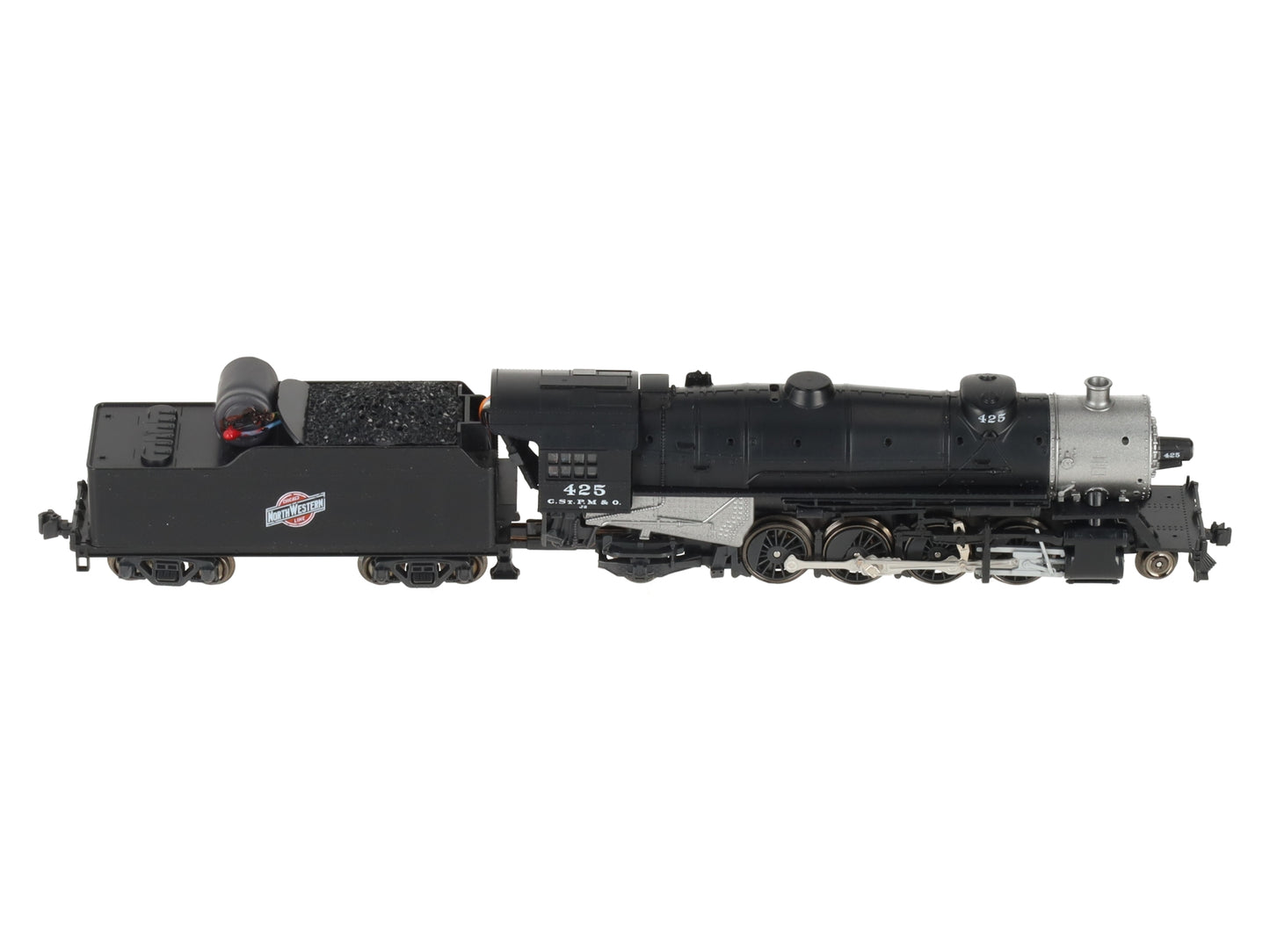 Kato 126-0203 N CNW 2-8-2 USRA Heavy Mikado Steam & Tender w/ DCC & Sound LN/Box