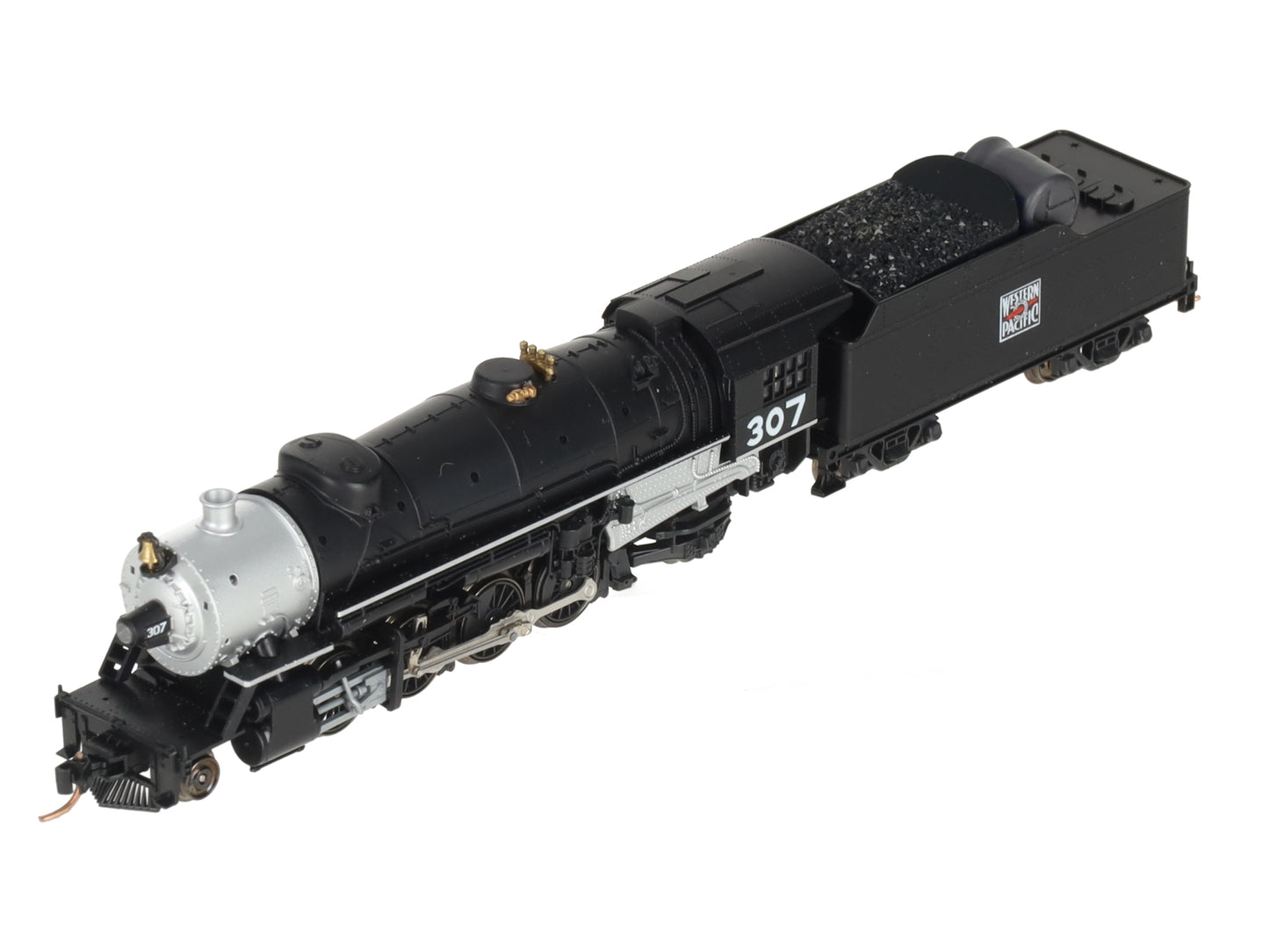 Kato 126-0207 N WP Heavy Mikado Steam Locomotive & Tender w/DCC/Sound LN/Box