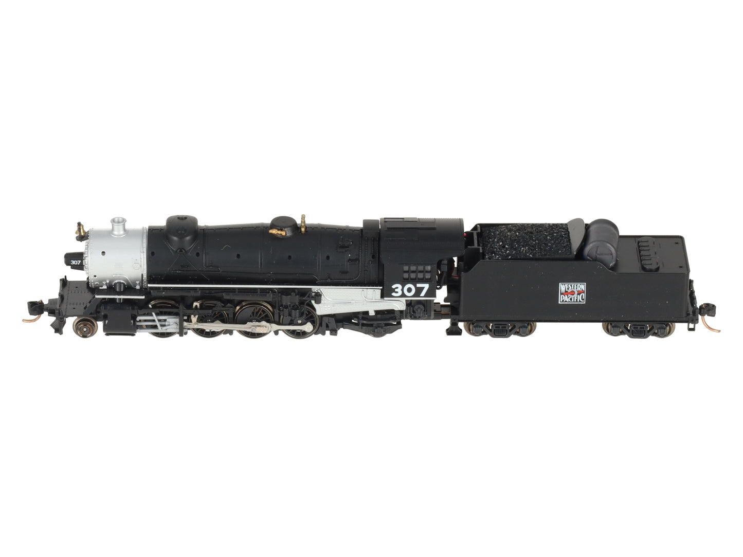 Kato 126-0207 N WP Heavy Mikado Steam Locomotive & Tender w/DCC/Sound LN/Box