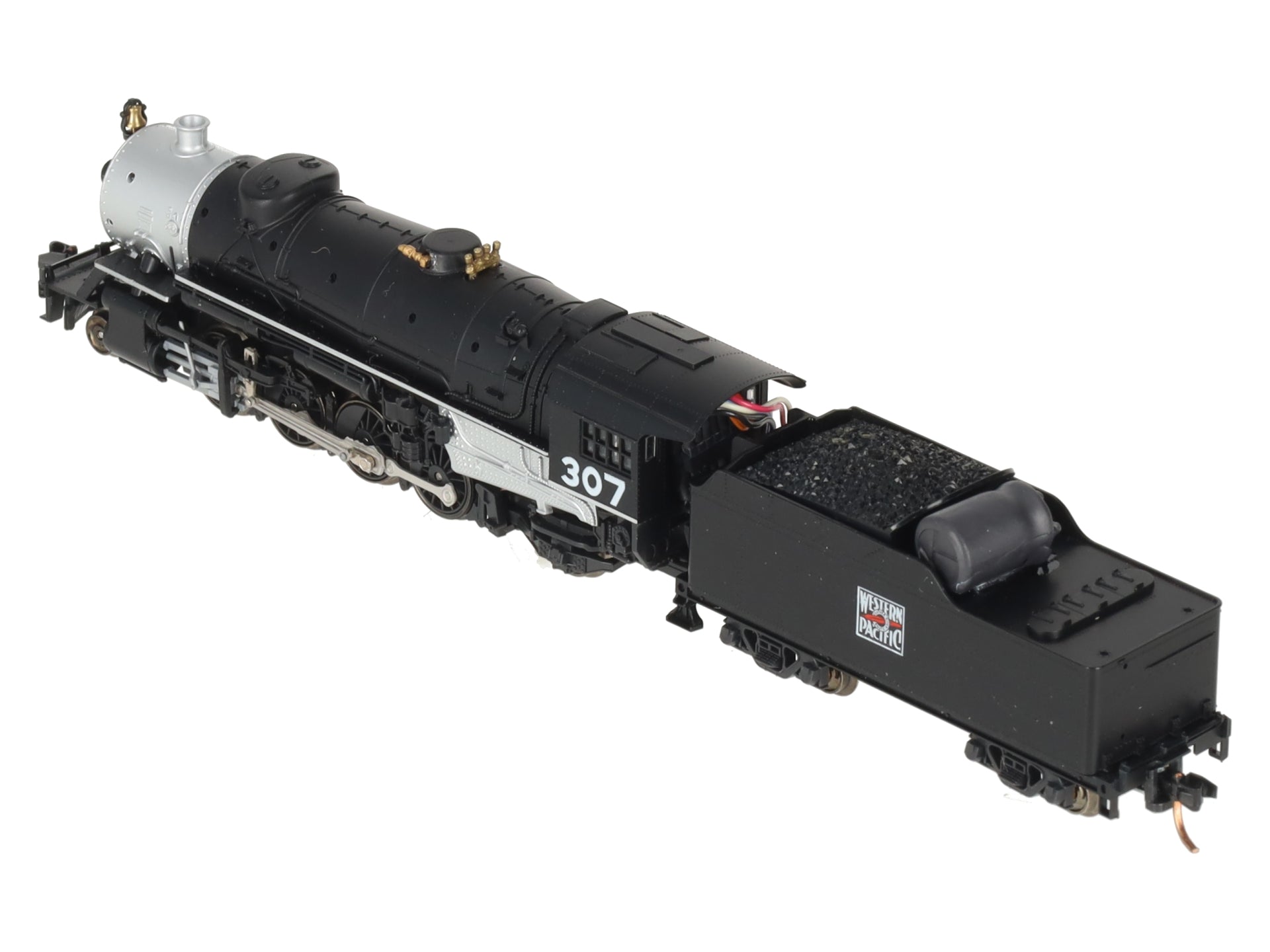 Kato 126-0207 N WP Heavy Mikado Steam Locomotive & Tender w/DCC/Sound LN/Box