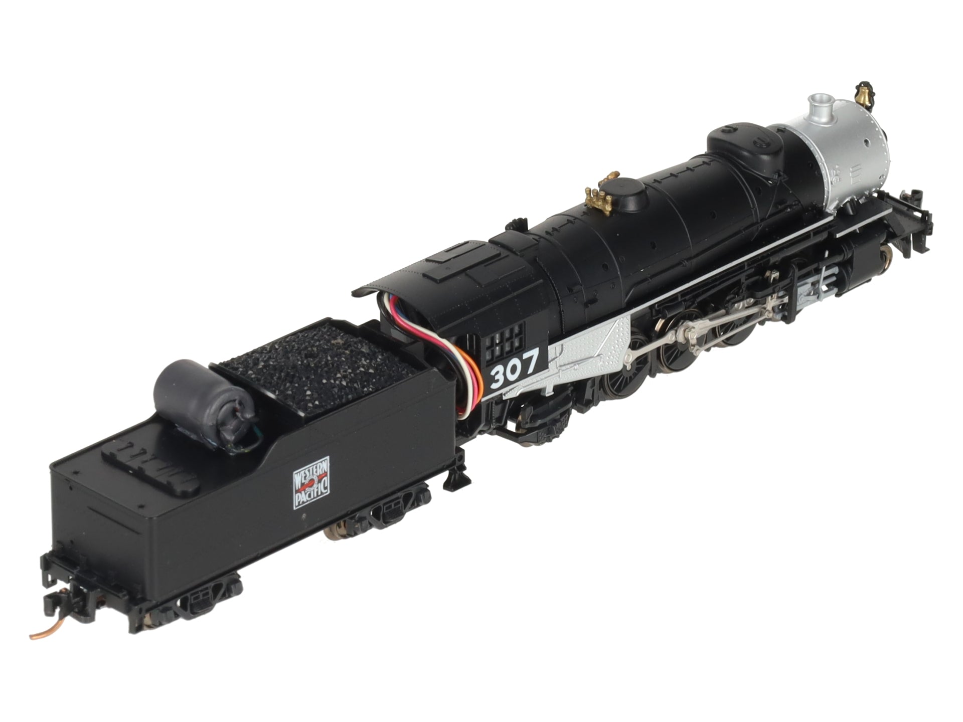 Kato 126-0207 N WP Heavy Mikado Steam Locomotive & Tender w/DCC/Sound LN/Box