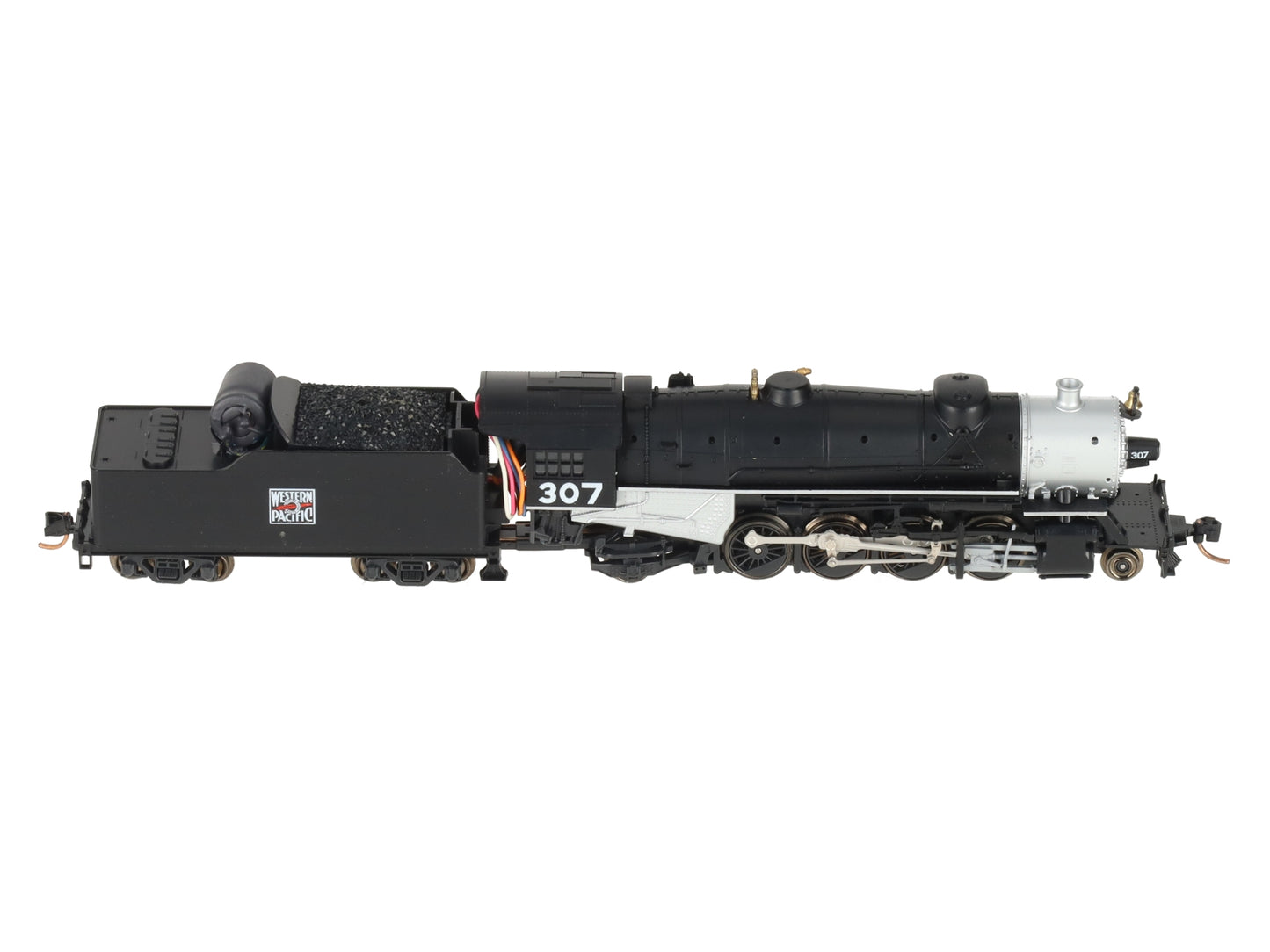Kato 126-0207 N WP Heavy Mikado Steam Locomotive & Tender w/DCC/Sound LN/Box