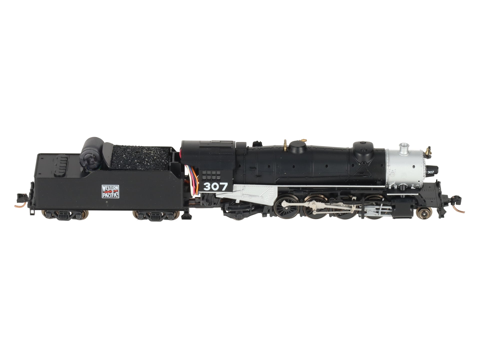 Kato 126-0207 N WP Heavy Mikado Steam Locomotive & Tender w/DCC/Sound LN/Box
