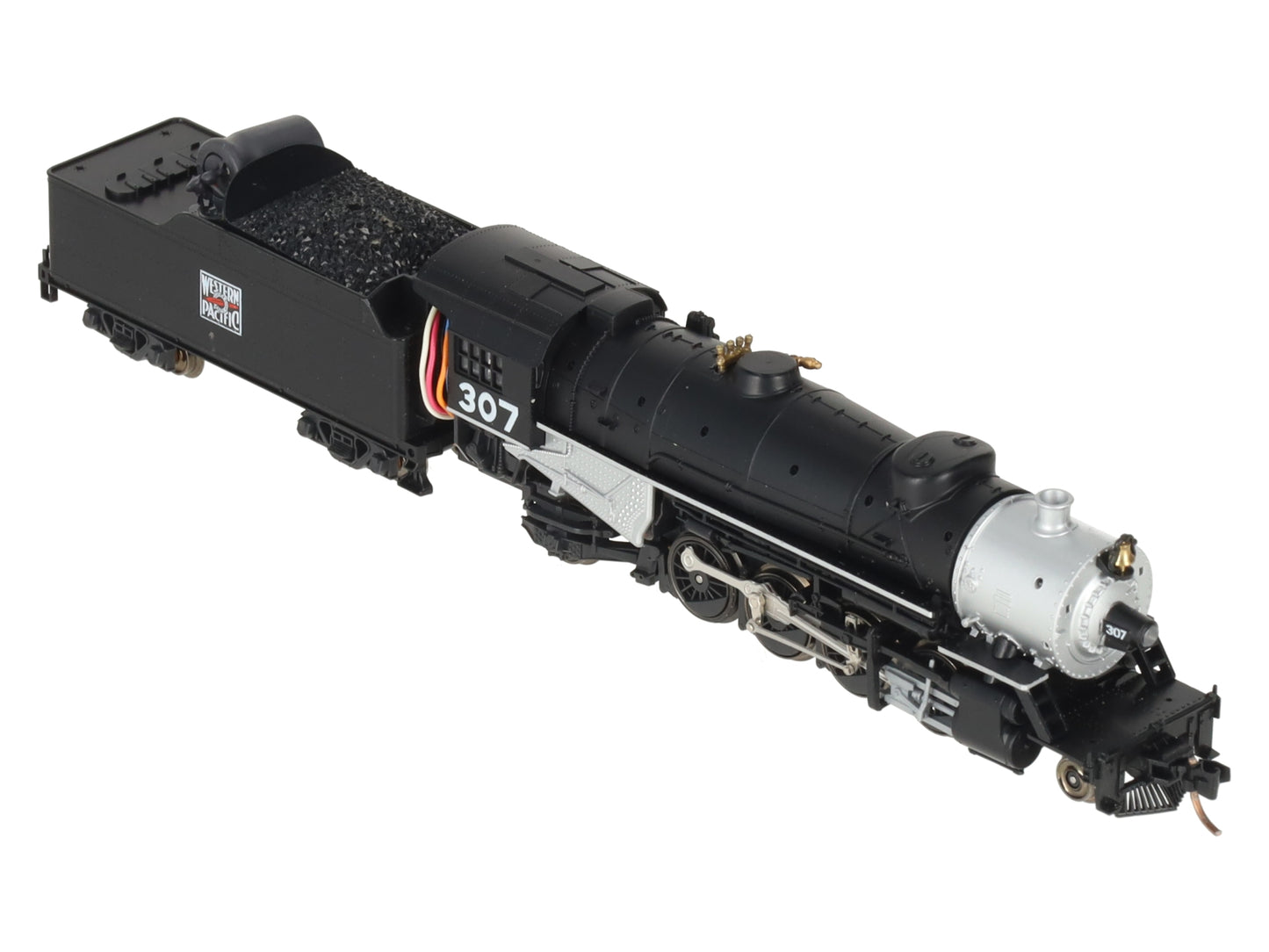 Kato 126-0207 N WP Heavy Mikado Steam Locomotive & Tender w/DCC/Sound LN/Box