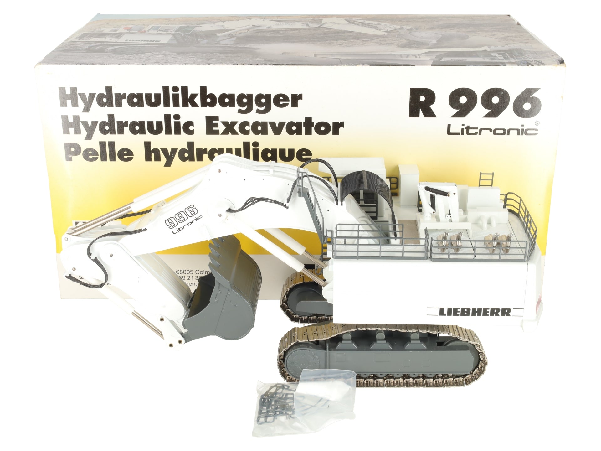 Conrad 2916/0 1:50 Scale Diecast Liebherr R996 Litronic Hydraulic Excavator NIB