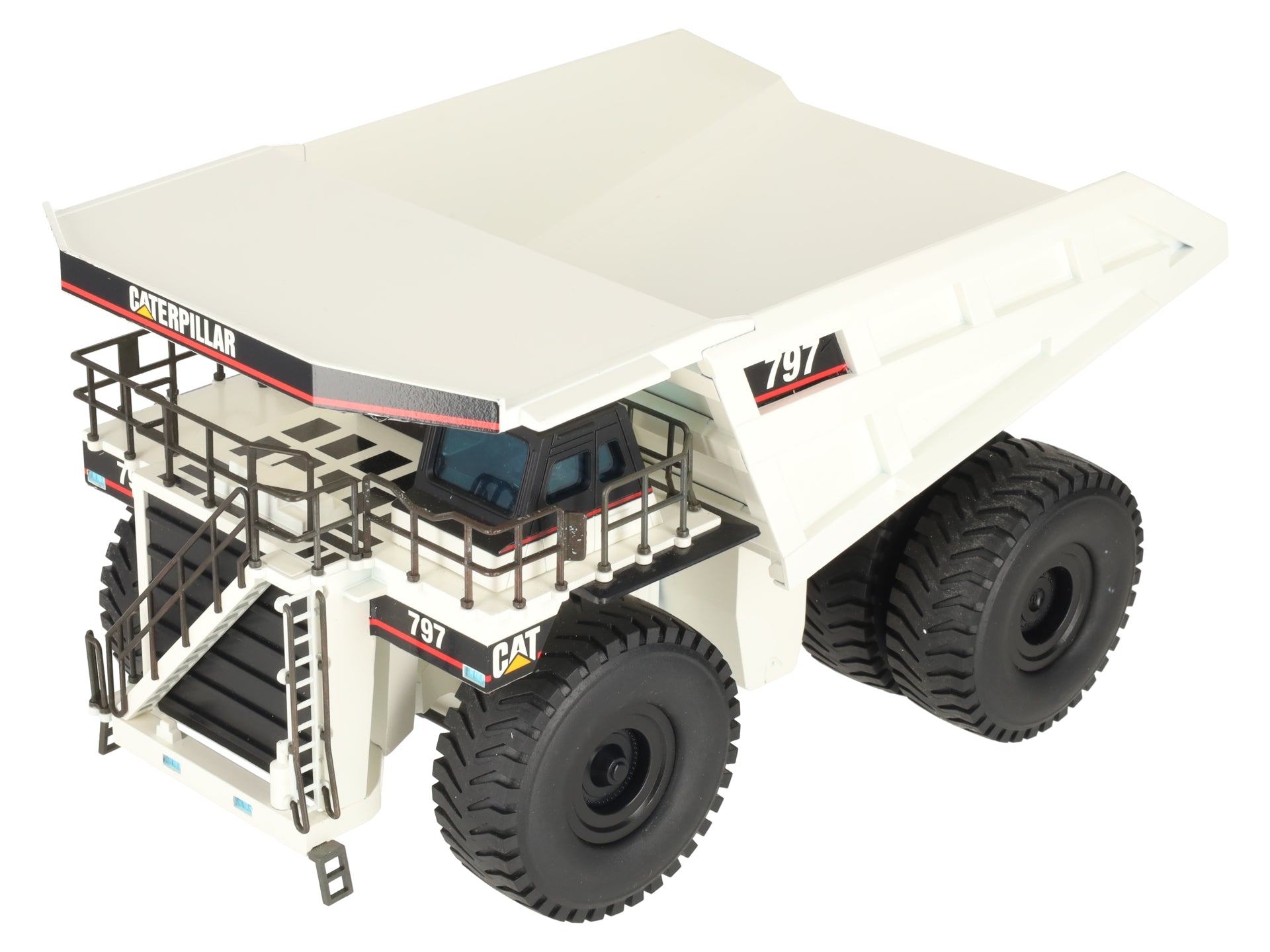 NZG 466 1:50 Scale Diecast CAT 797 Off-Highway Truck (White) NIB