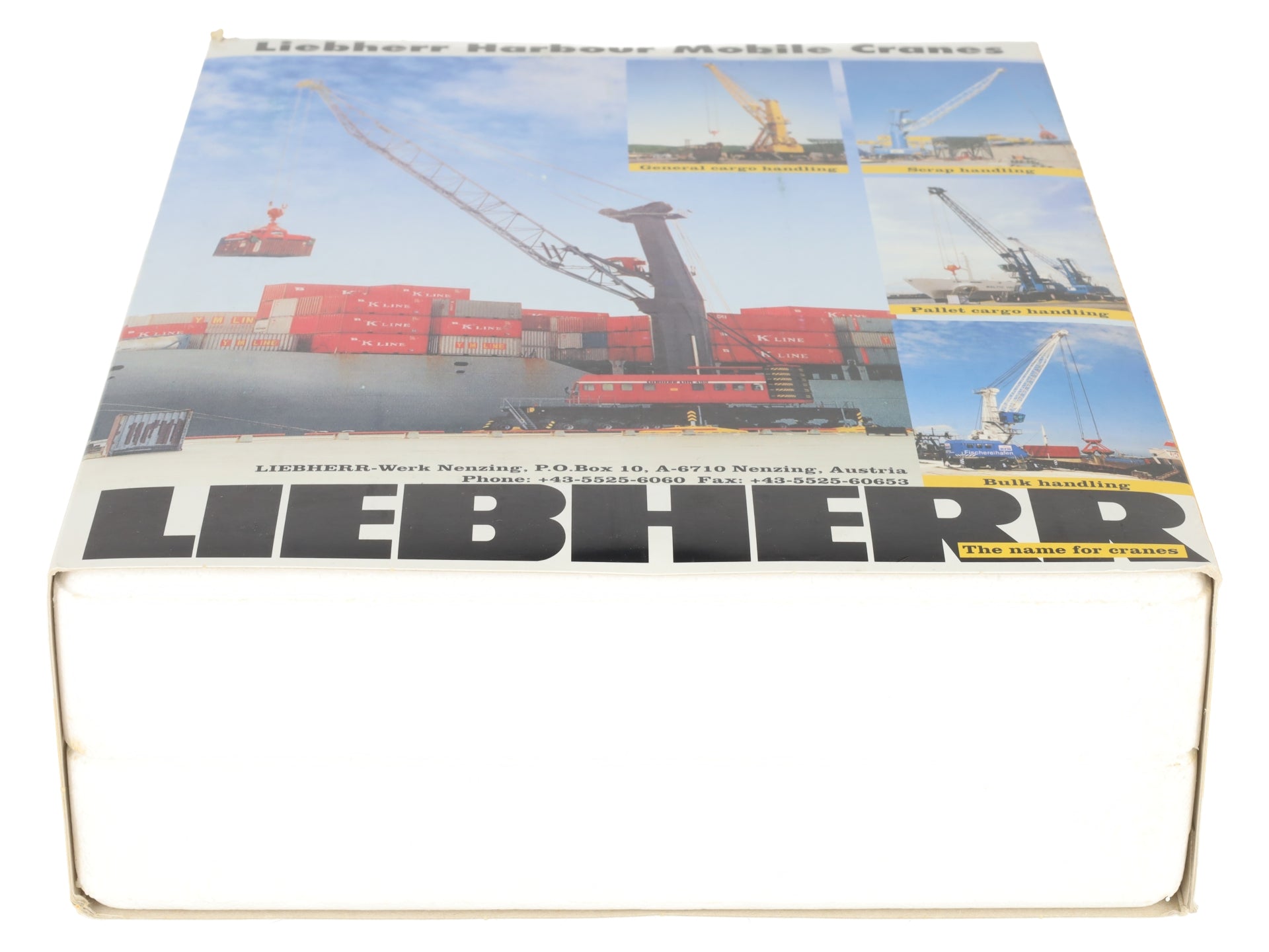 Conrad 2111 1:100 Scale Diecast Liebherr LHM 320 Harbor Crane EX/Box