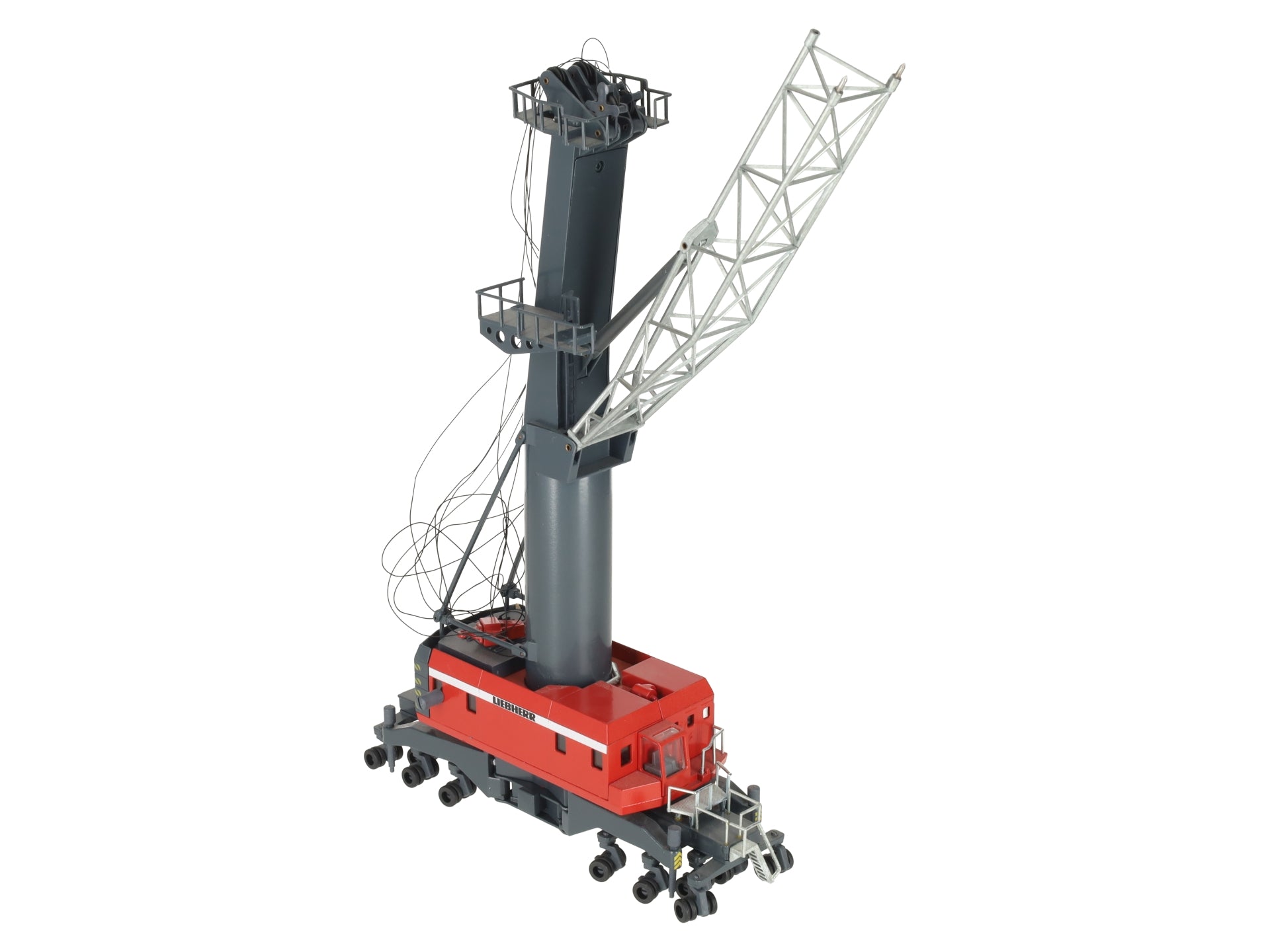 Conrad 2111 1:100 Scale Diecast Liebherr LHM 320 Harbor Crane EX/Box