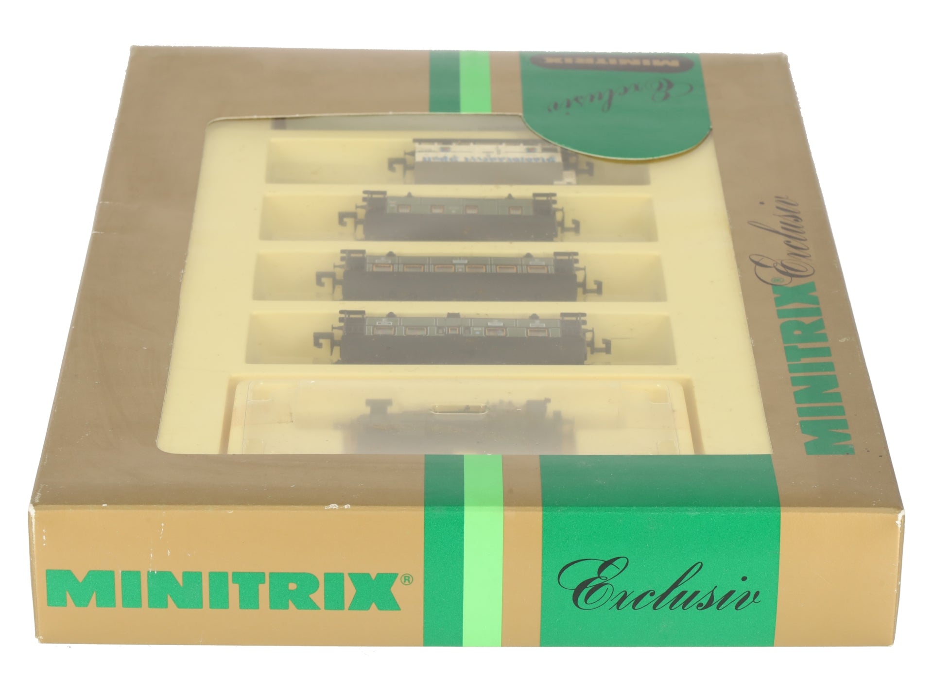 Trix 11013 N Minitrix K.Bay.Sts.B Steam Locomotive & Passenger Set LN/Box
